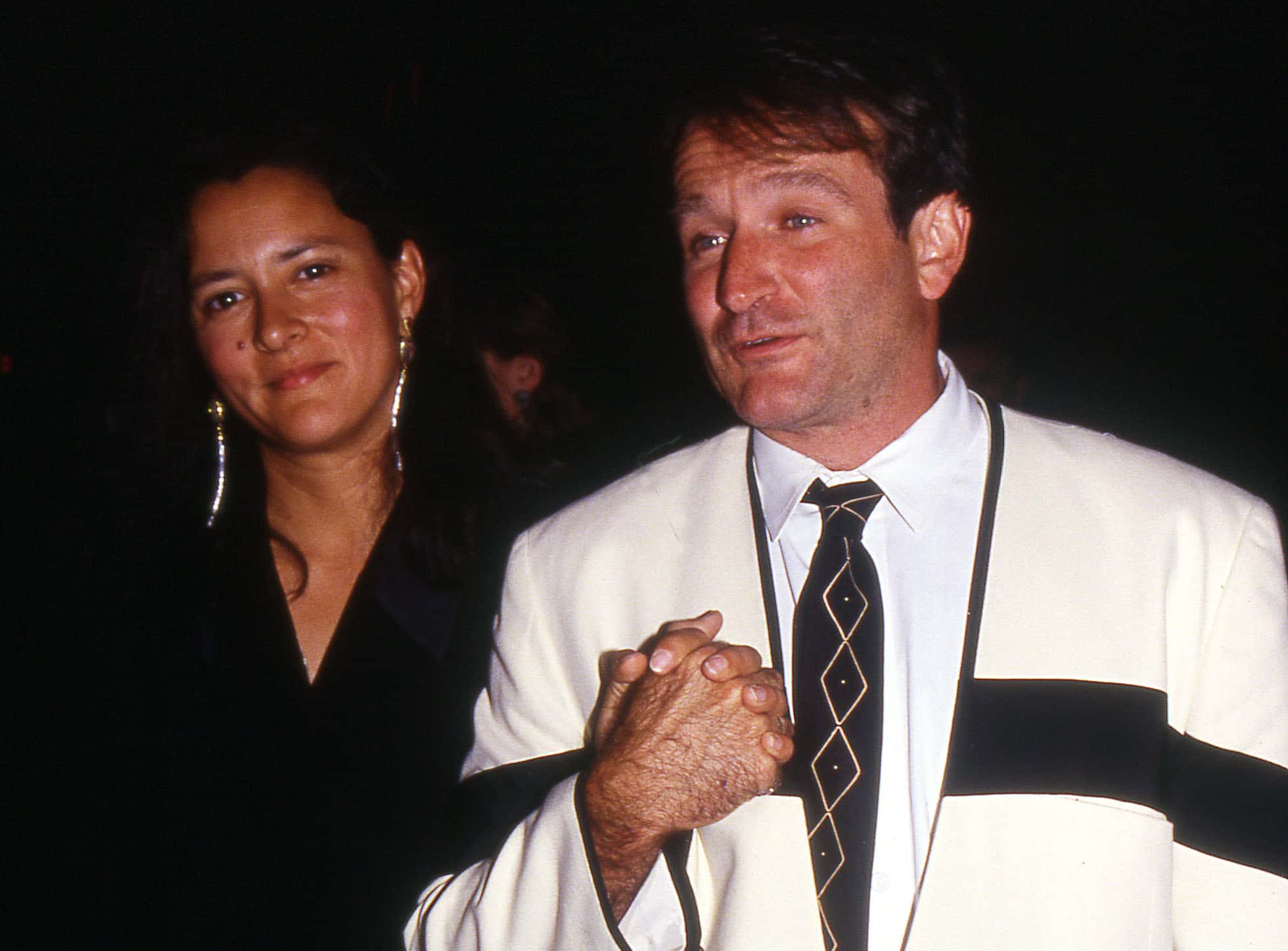 Robin Williams and Marsha Garces