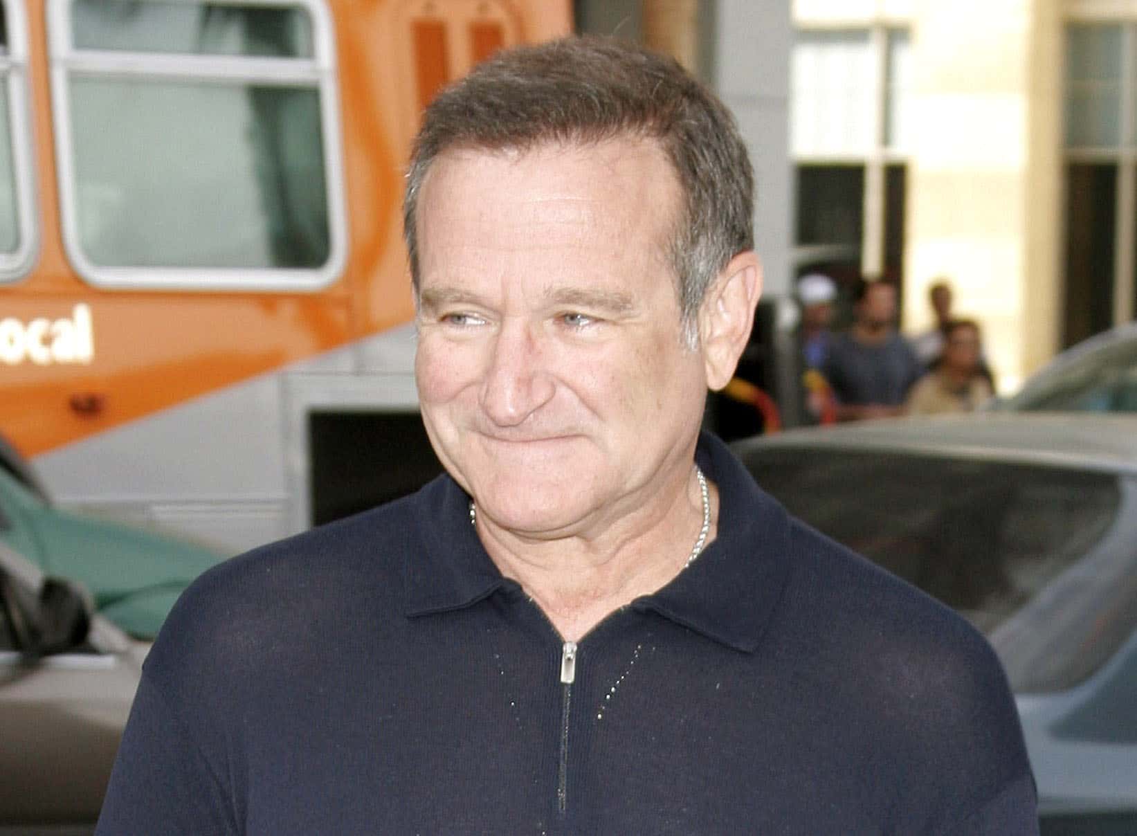 Robin Williams at the World premiere of 'Happy Feet'