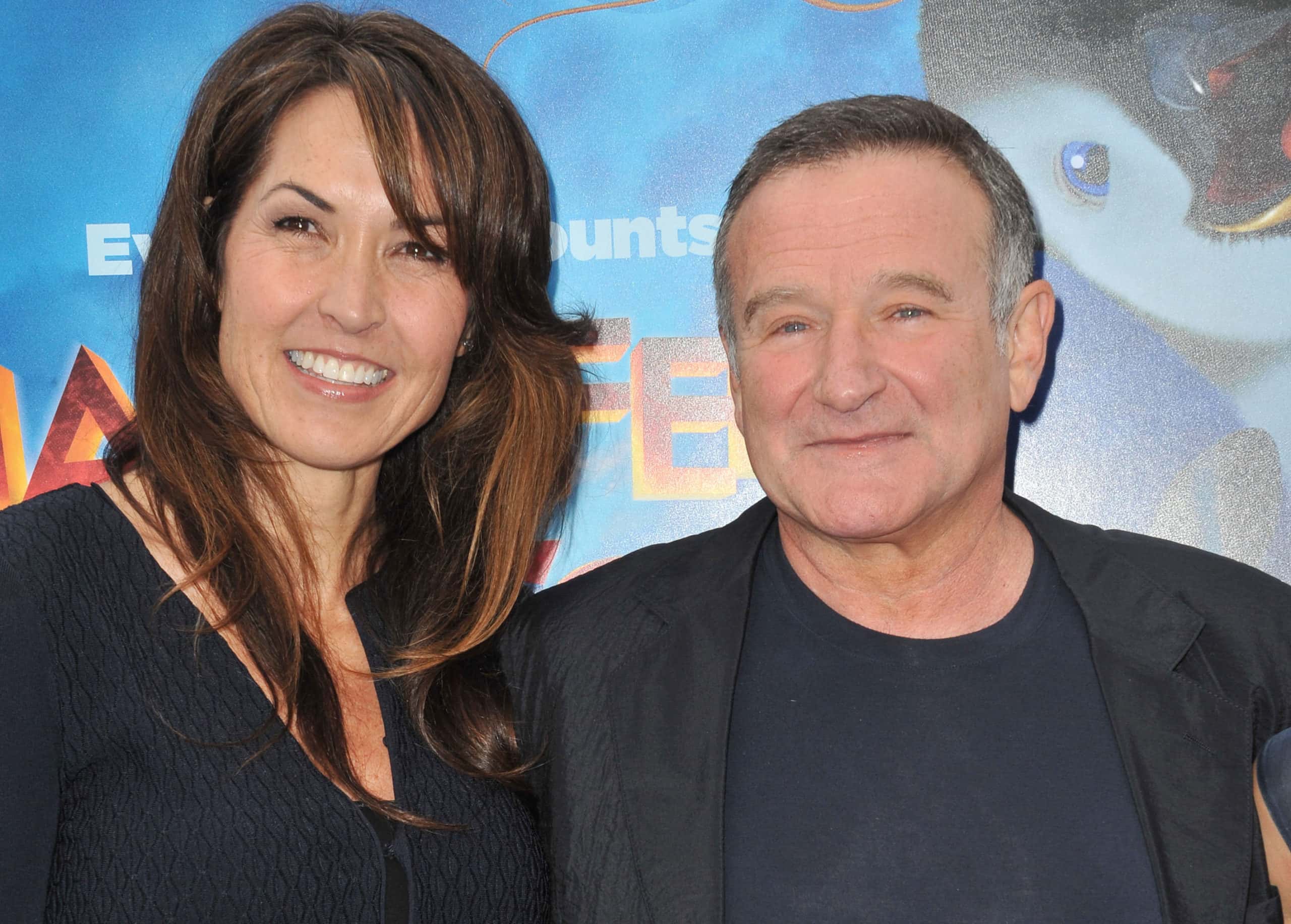 Robin Williams and Susan Schneider