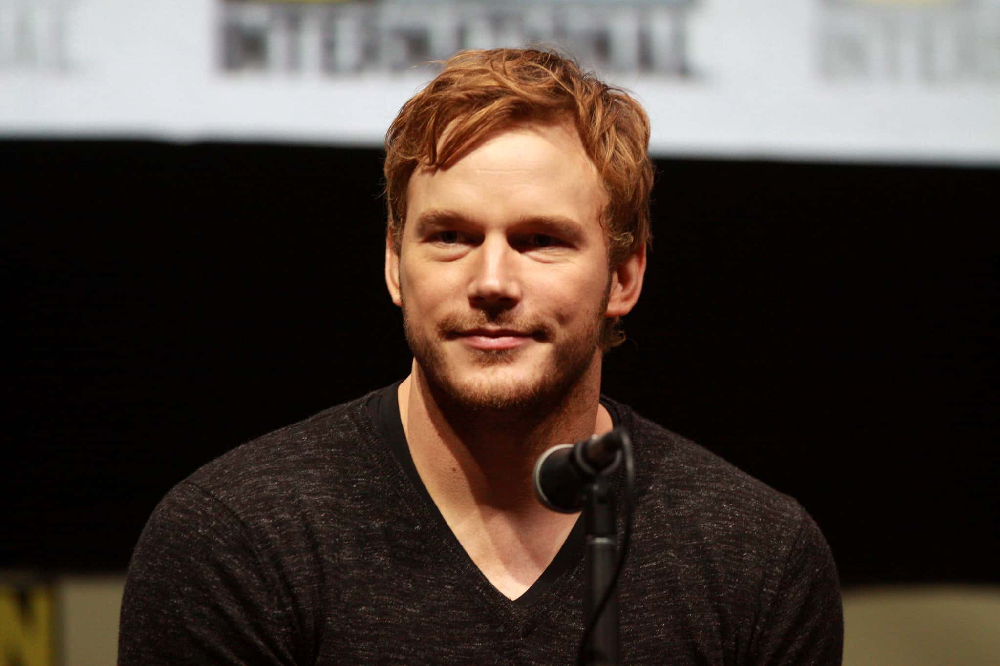 Chris Pratt speaking at the 2013 San Diego Comic Con International