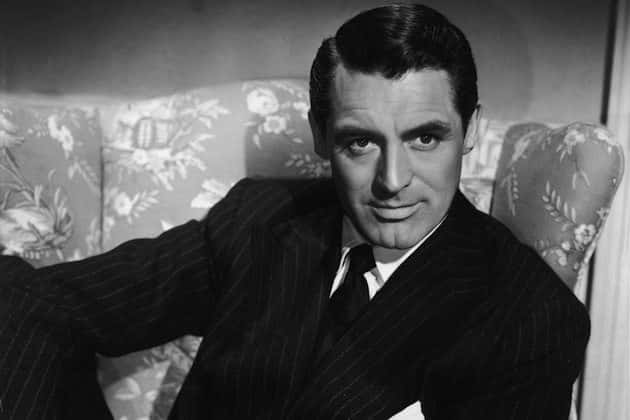 Portrait of Cary Grant in chair