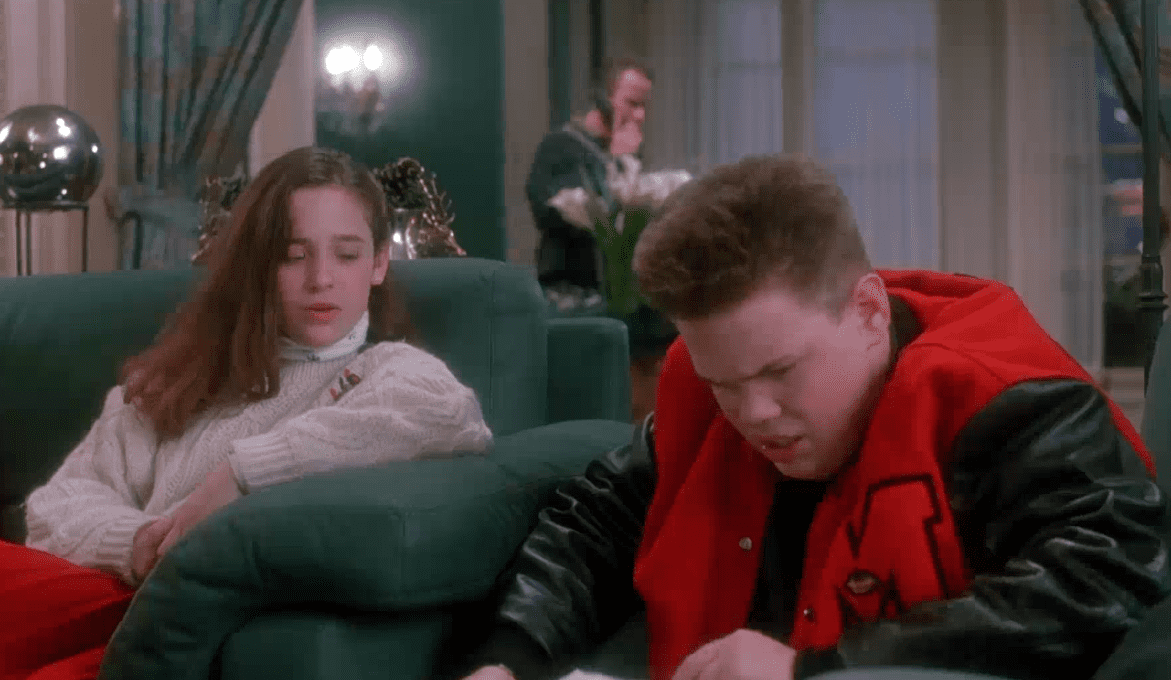 A screenshot from the movie Home Alone