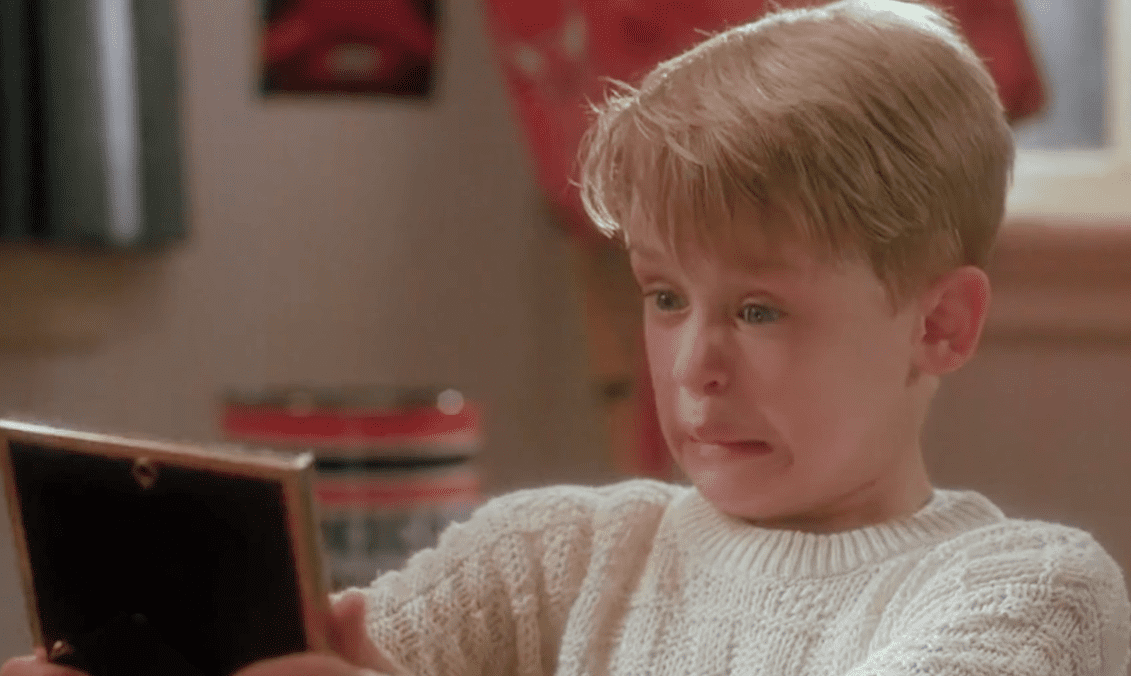 A screenshot from the movie Home Alone