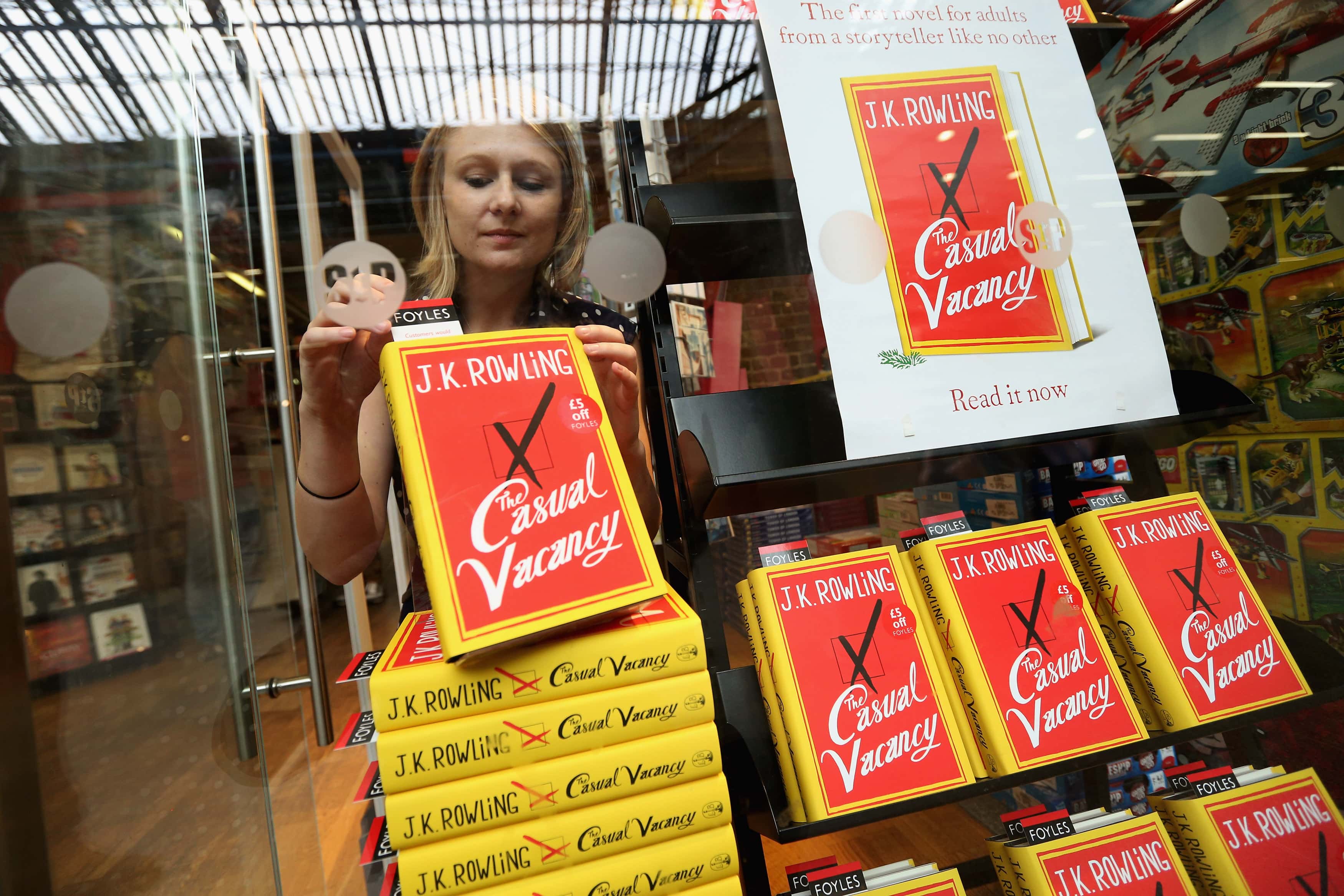 J.K. Rowling's First Novel For Adults "The Casual Vacancy" Hits The Shops