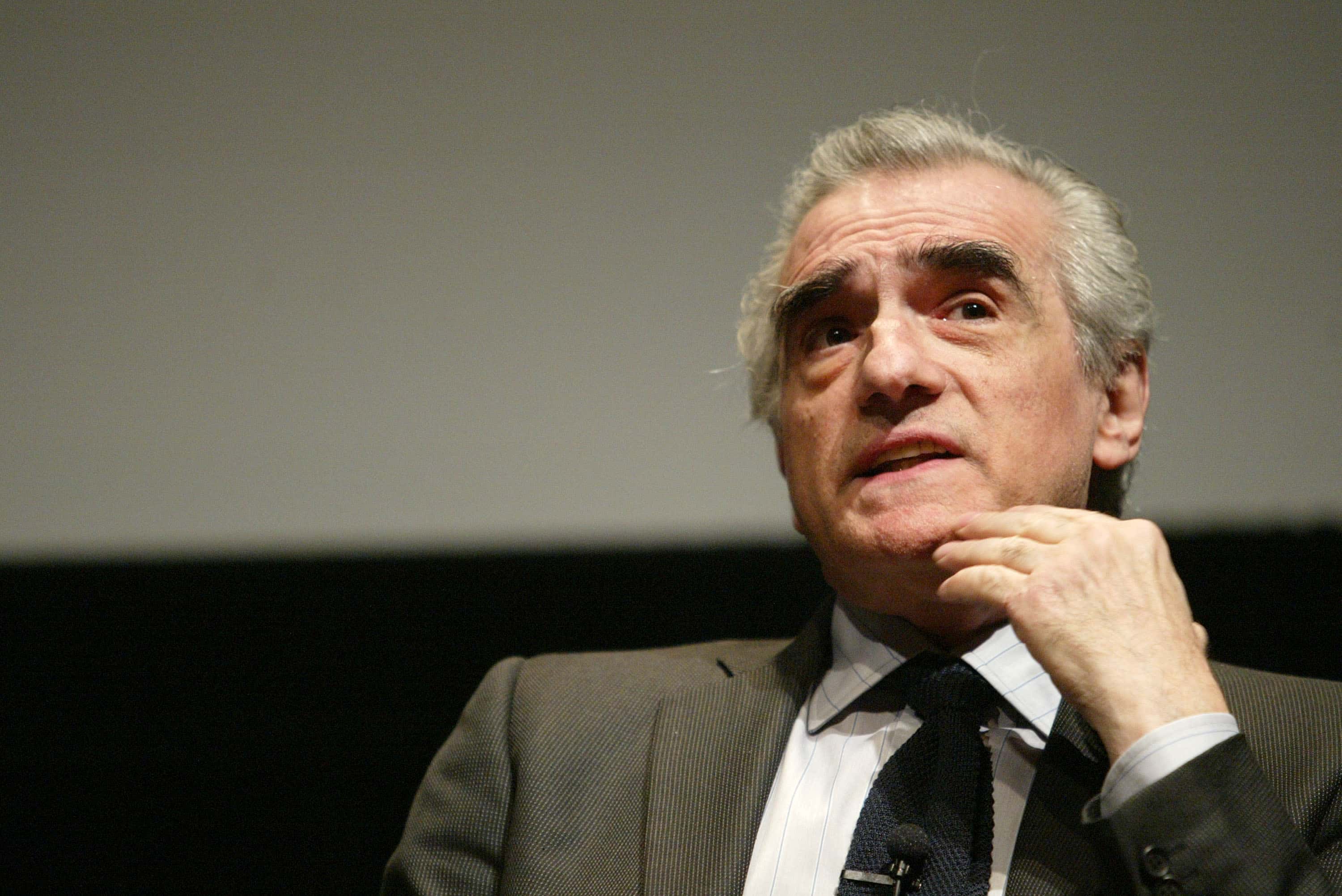 Director Martin Scorsese speaks