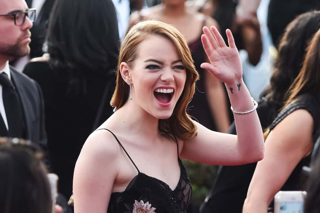 Emma Stone arrives at the 23rd annual Screen Actors Guild Awards - 2017
