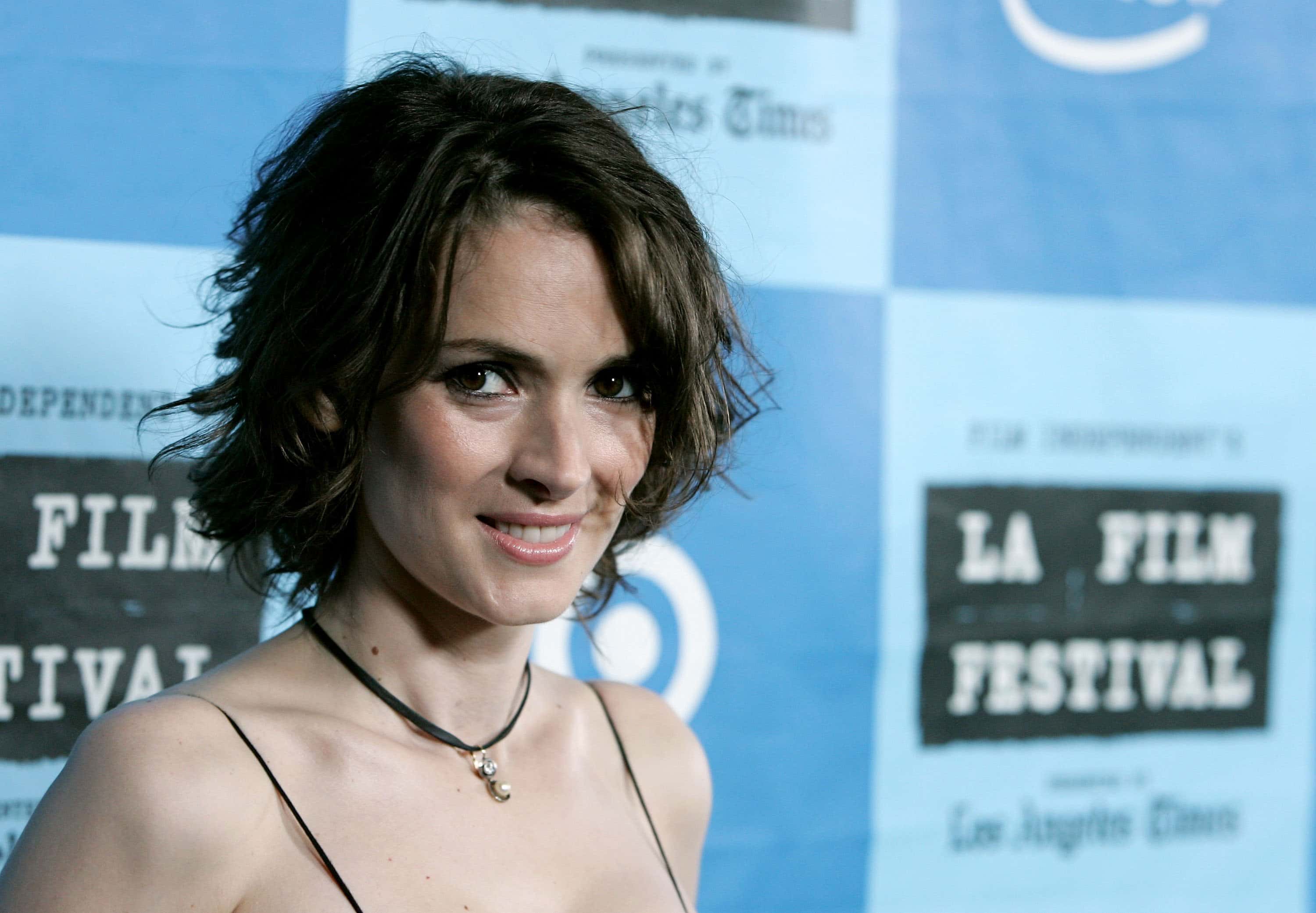 Actress Winona Ryder arrives at the Los Angeles premiere