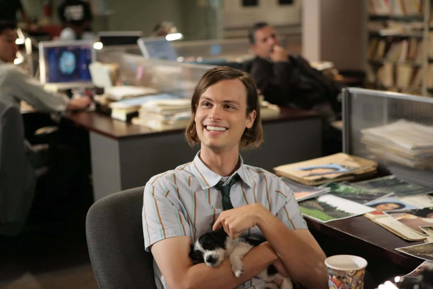 Mathew Gray Gubler Dog
