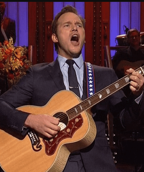 chris pratt facts - guitar