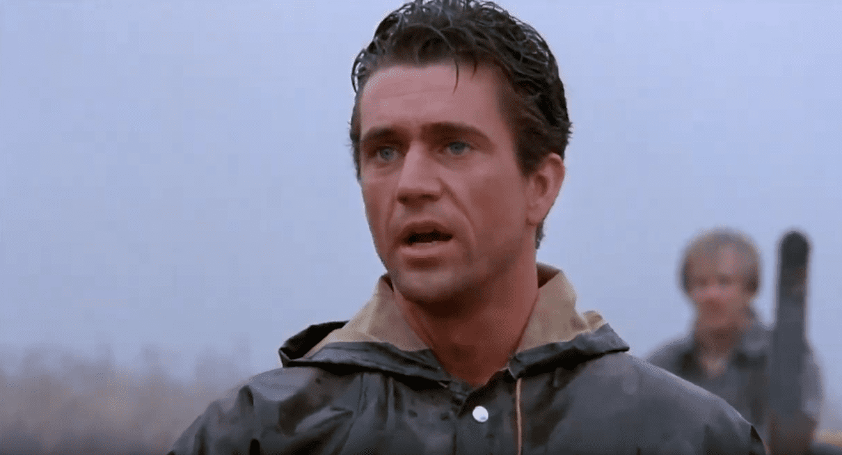 A visually captivating still taken from a pivotal moment in the film The River(1984)