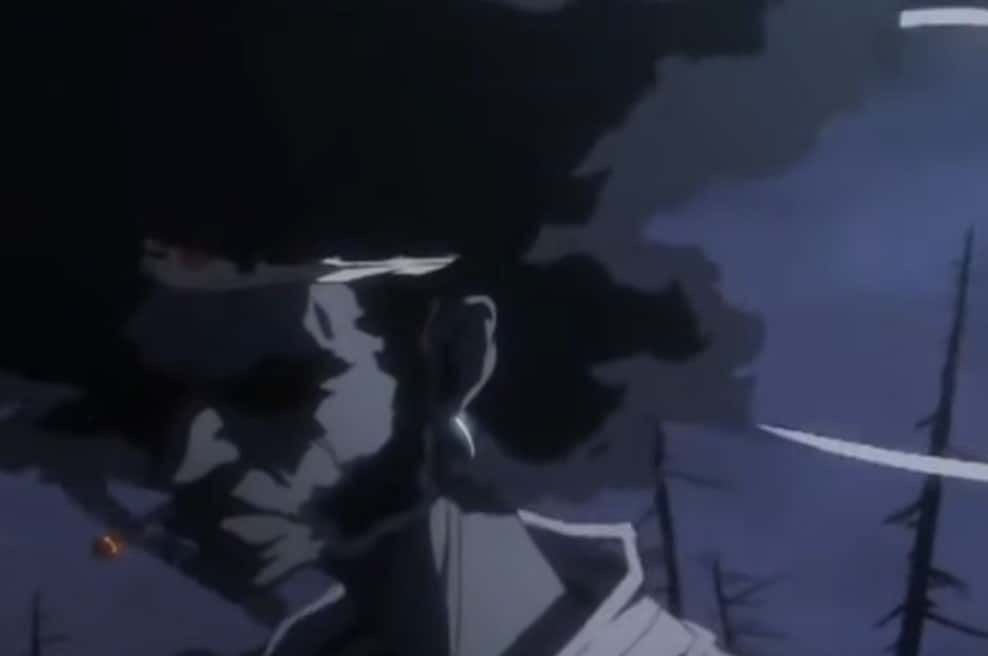 A screenshot of the movie Afro Samurai 