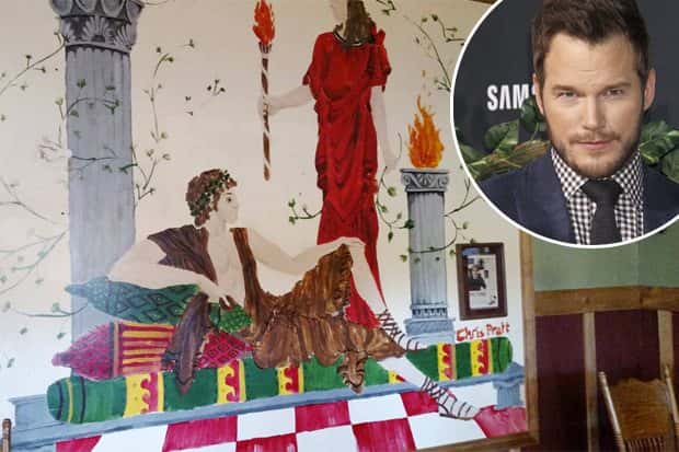 chris pratt mural - graak