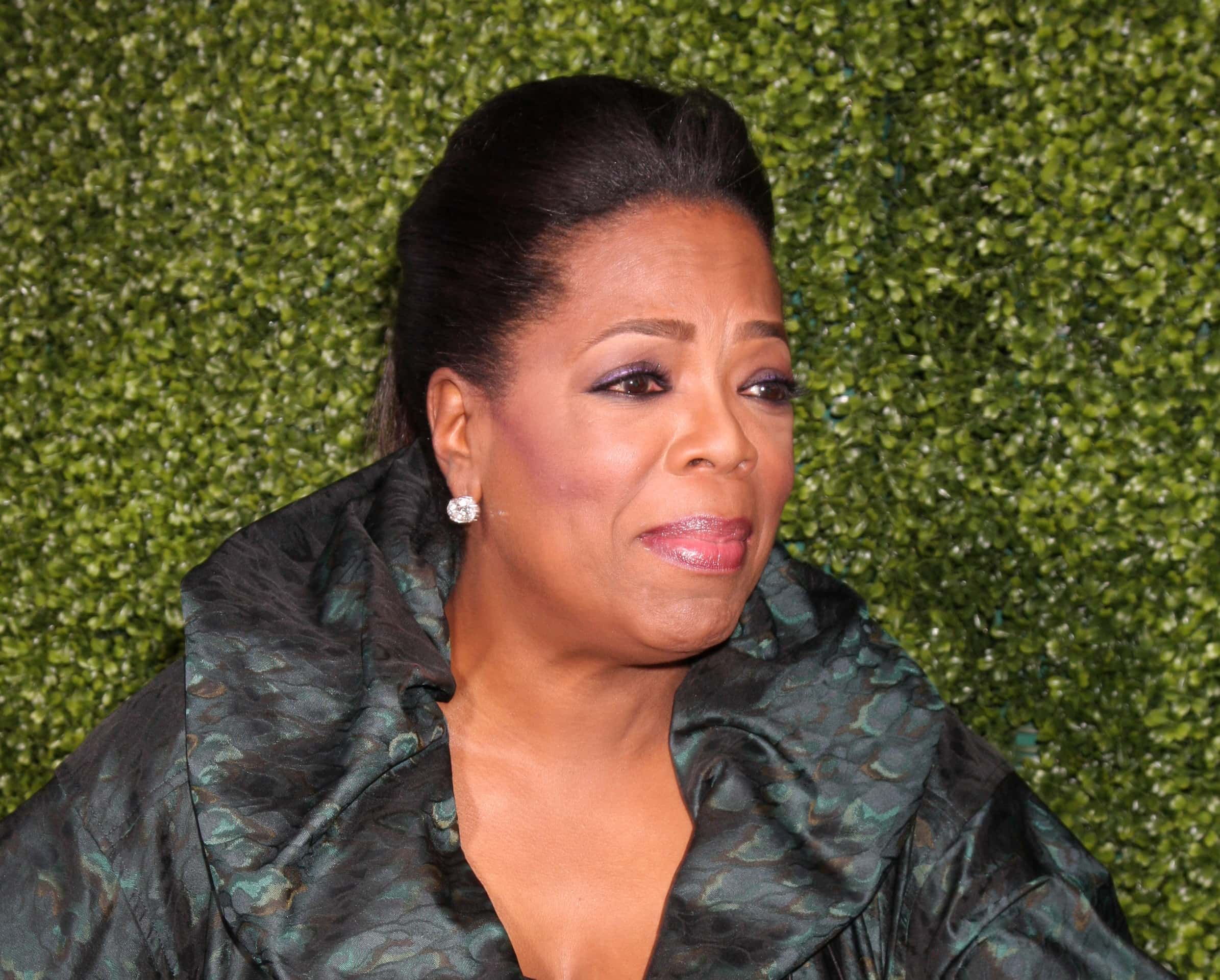 Oprah Winfrey arrives at the Oprah Winfrey Network Winter