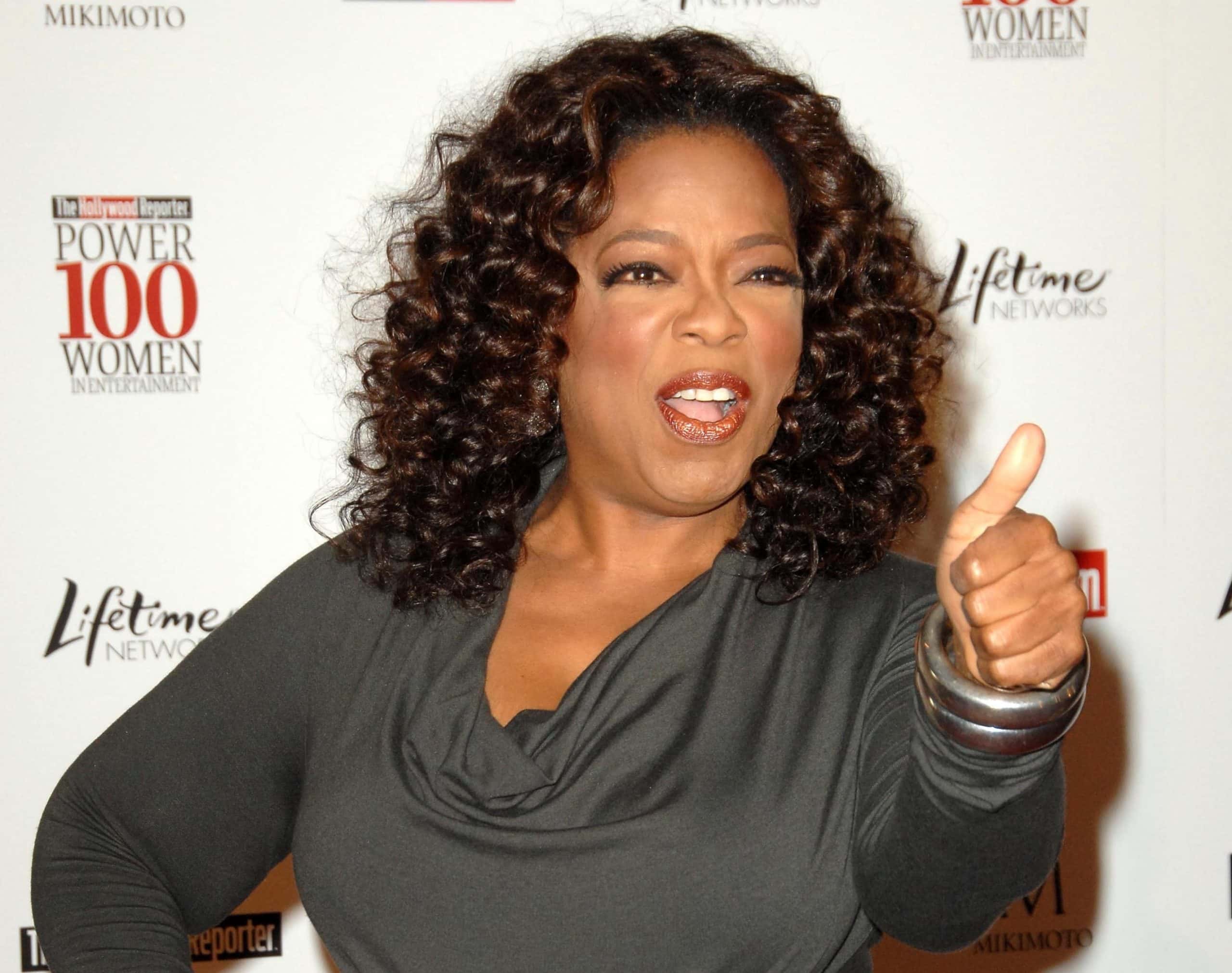 Oprah Winfrey at The Hollywood Reporter
