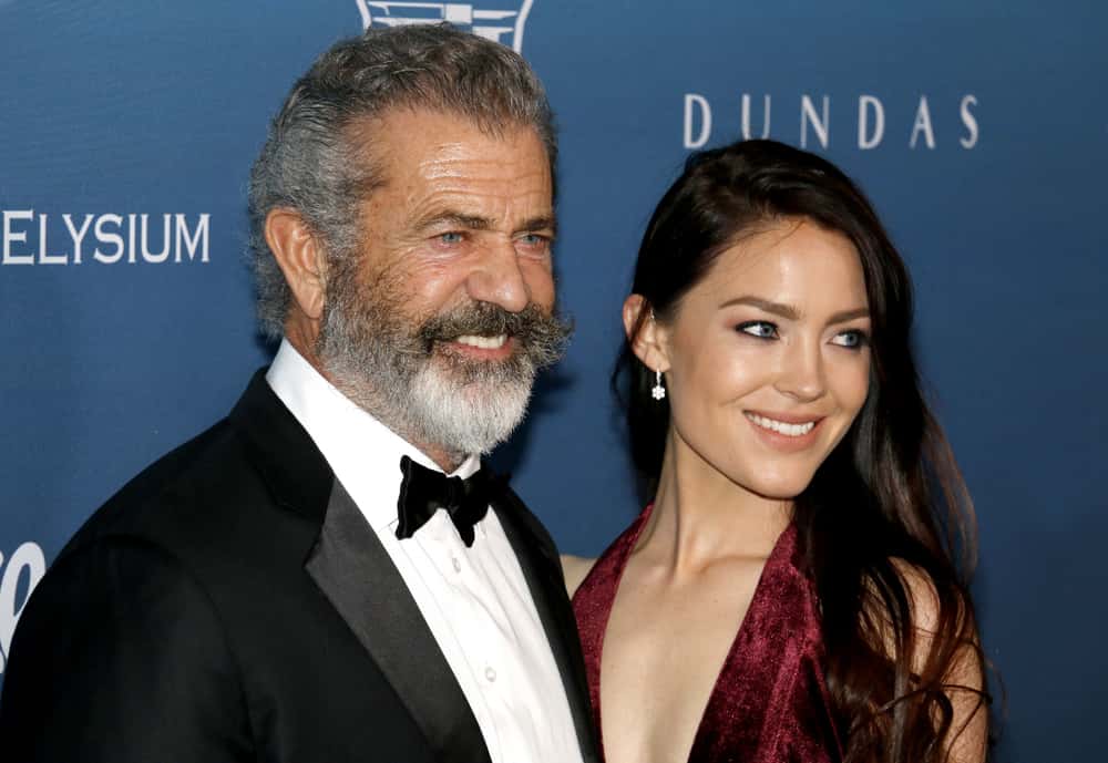 Mel Gibson and Rosalind Ross at the Art Of Elysium's 12th Annual Heaven Celebration