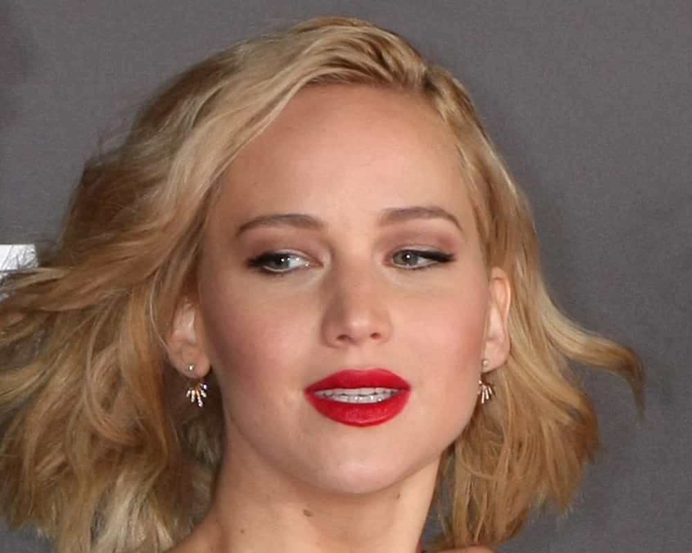 Jennifer Lawrence at the "The Hunger Games premiere