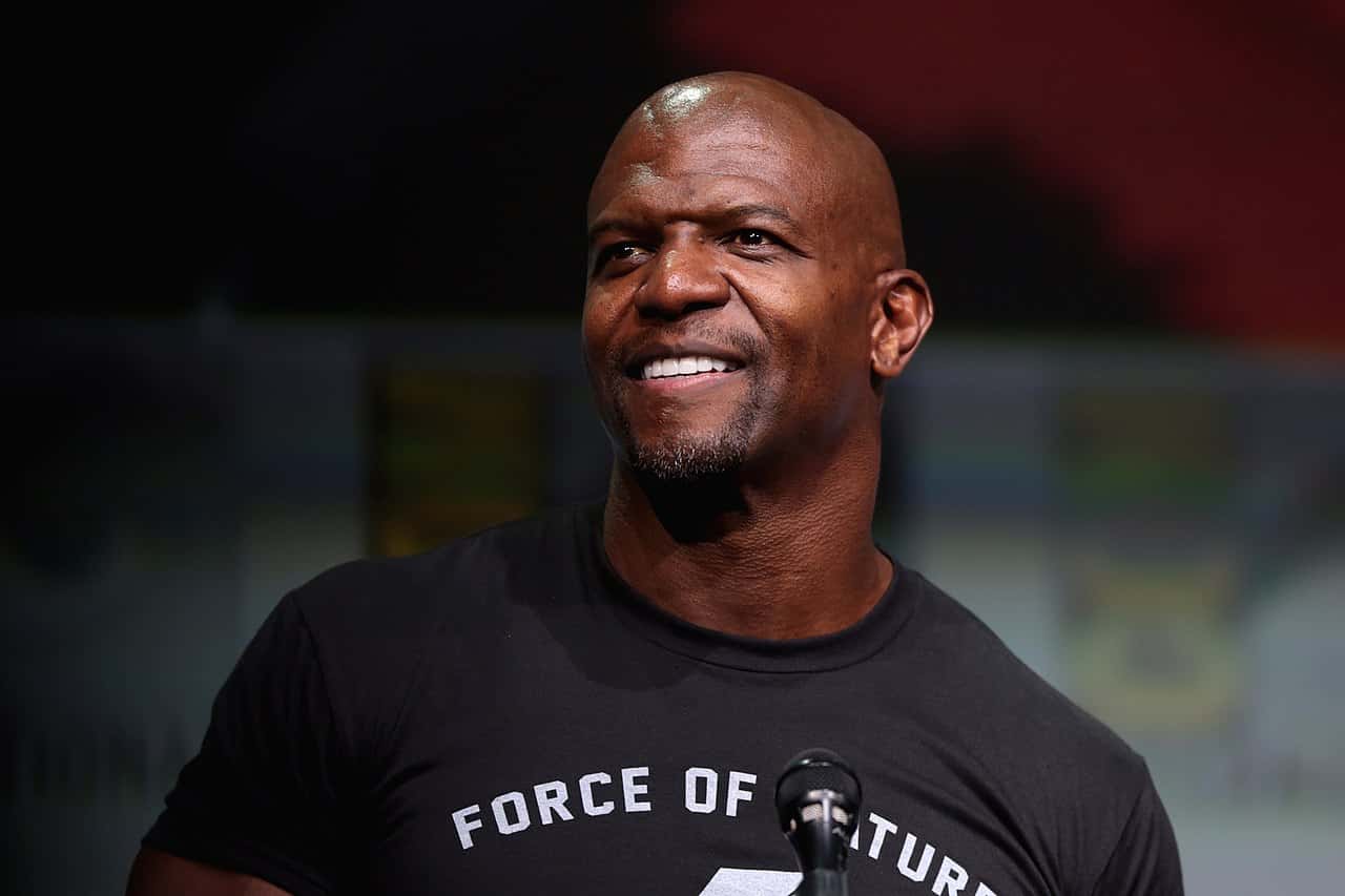 Terry Crews speaking  at Comicon