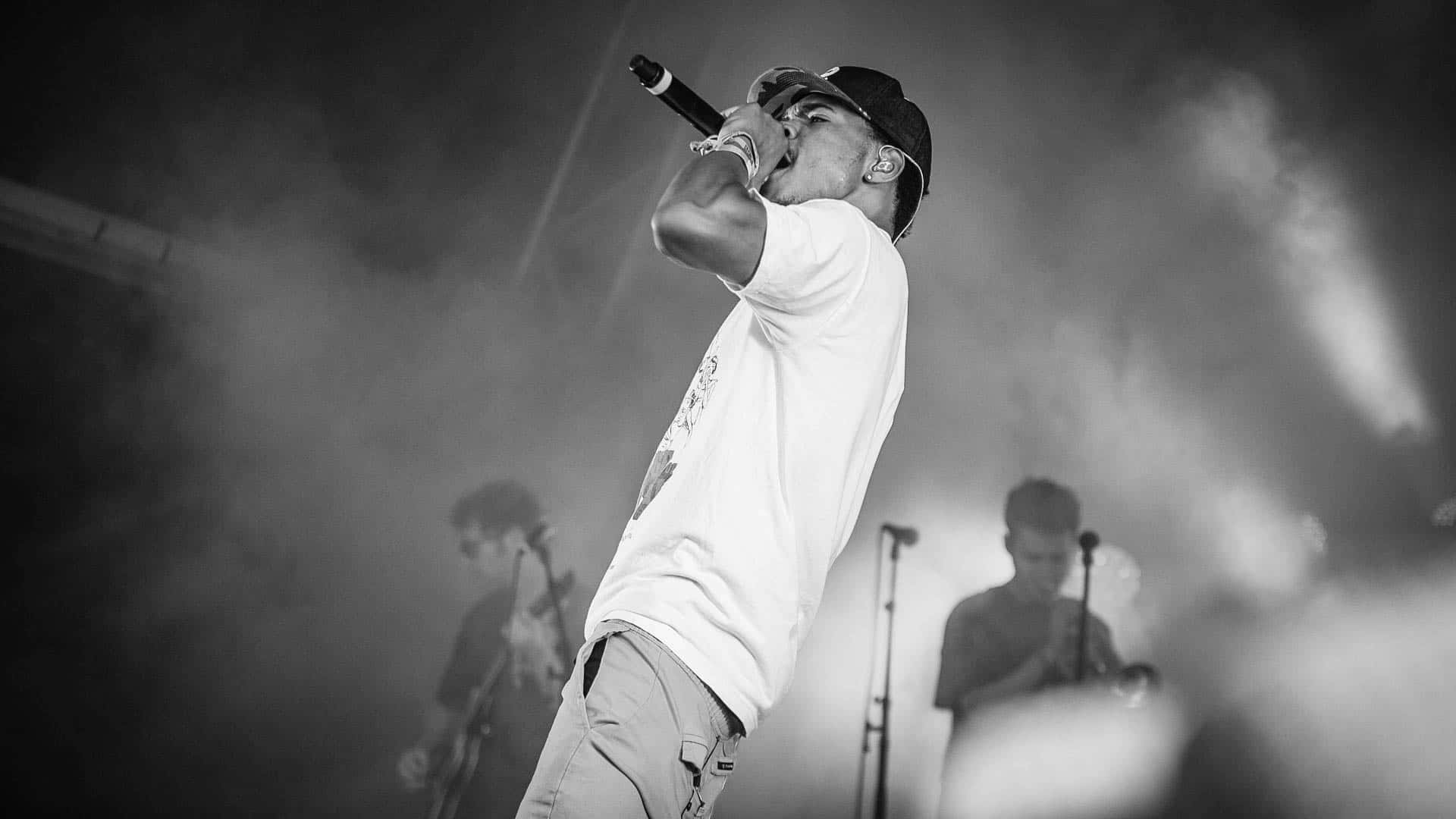 Chance The Rapper on stage
