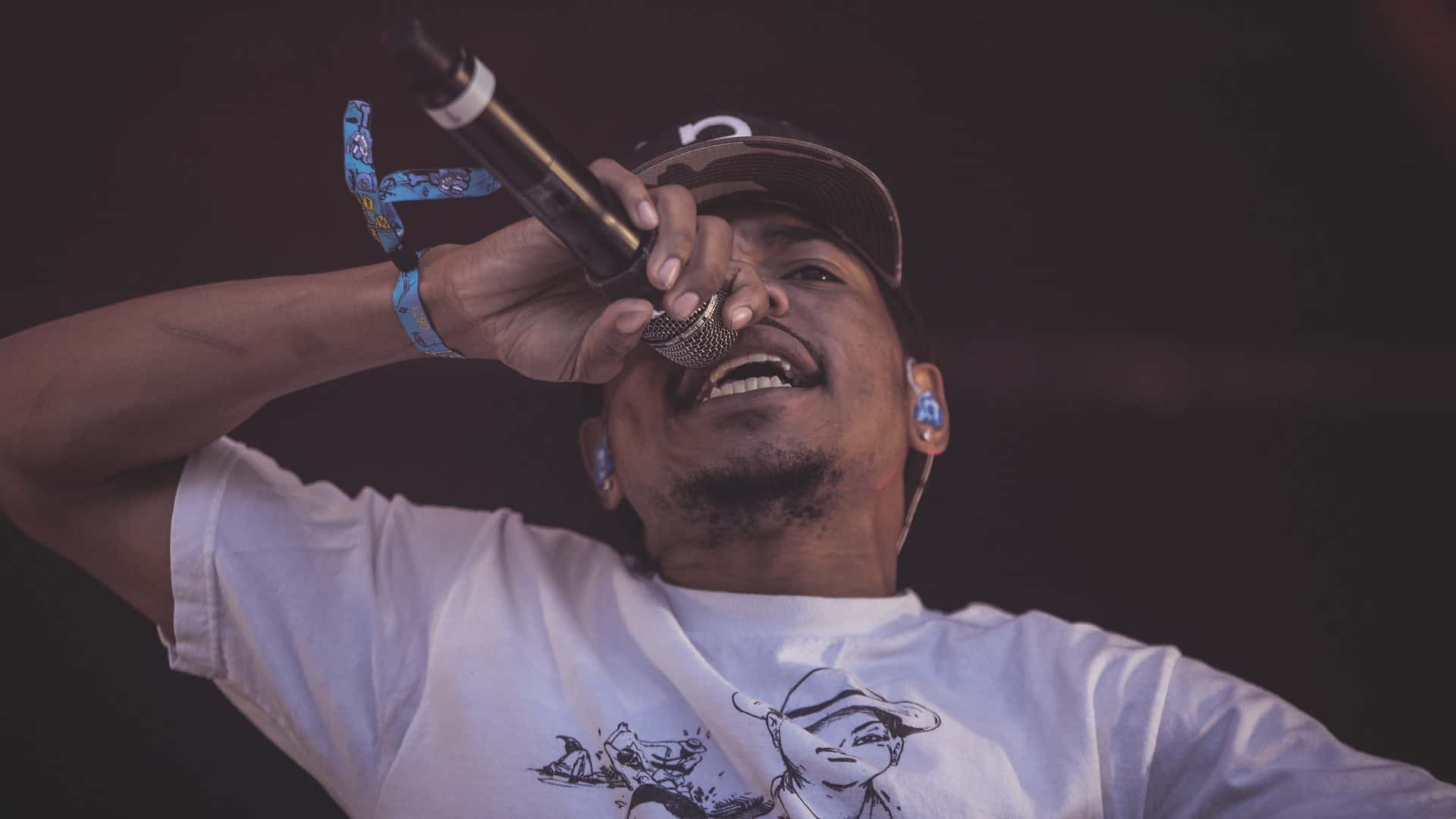 Chance The Rapper on stage
