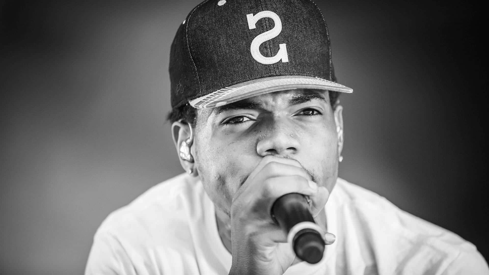 Chance The Rapper on stage