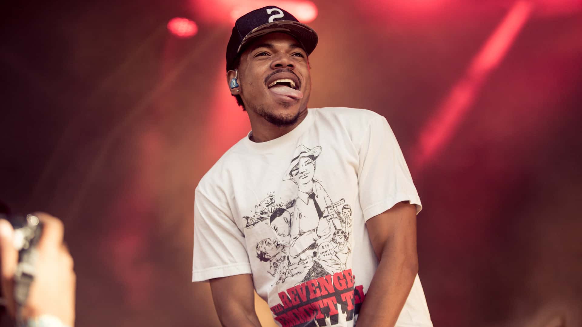 Chance The Rapper on stage