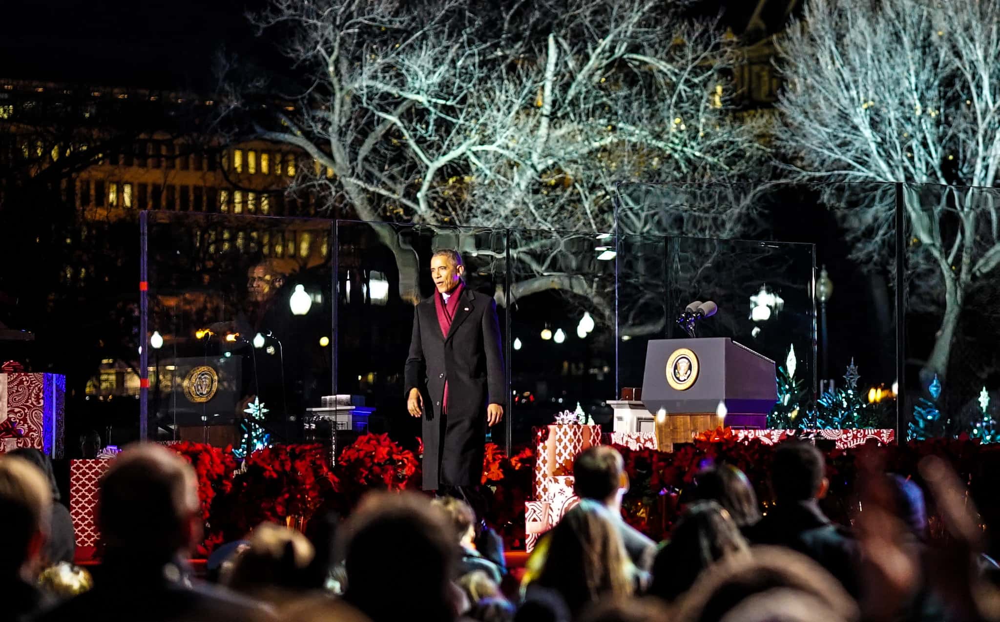 Barack Obama Christmas Ceremony