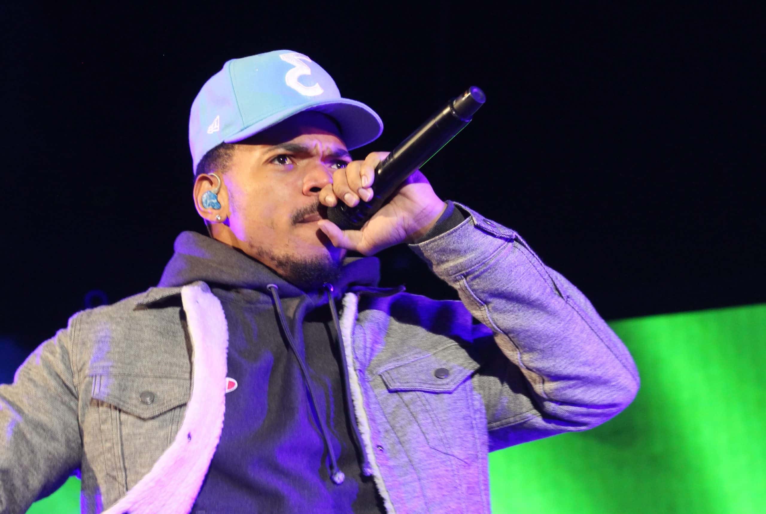 Chance The Rapper on stage
