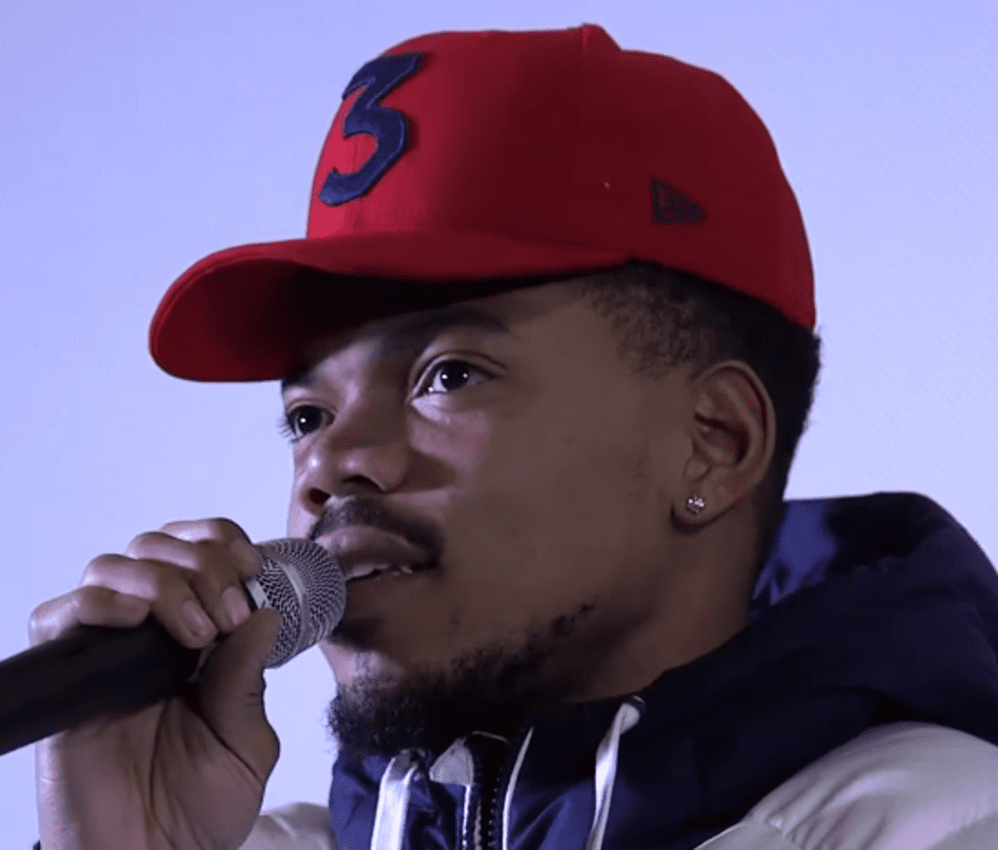Chance The Rapper on stage