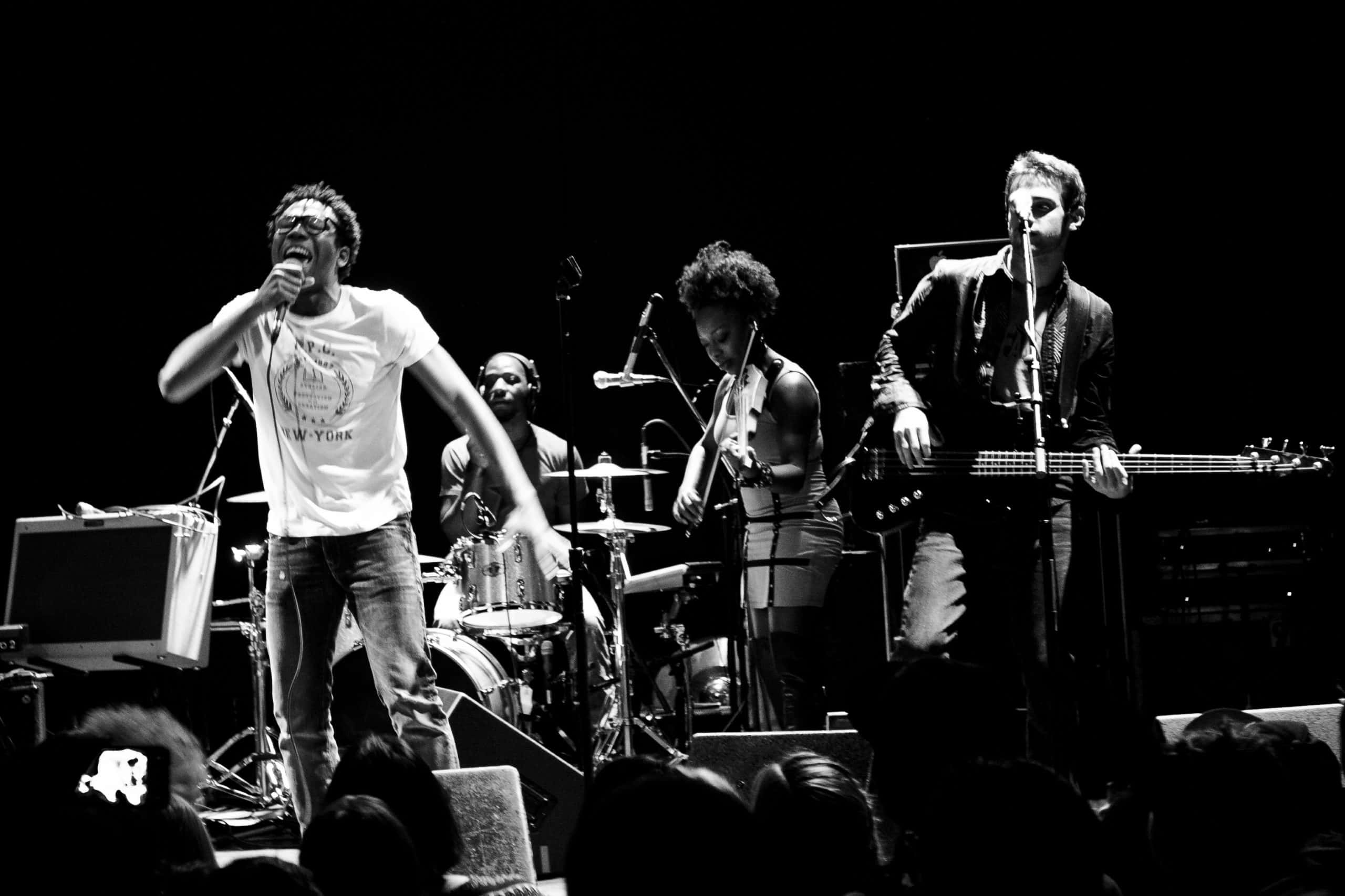 Donald Glover on stage