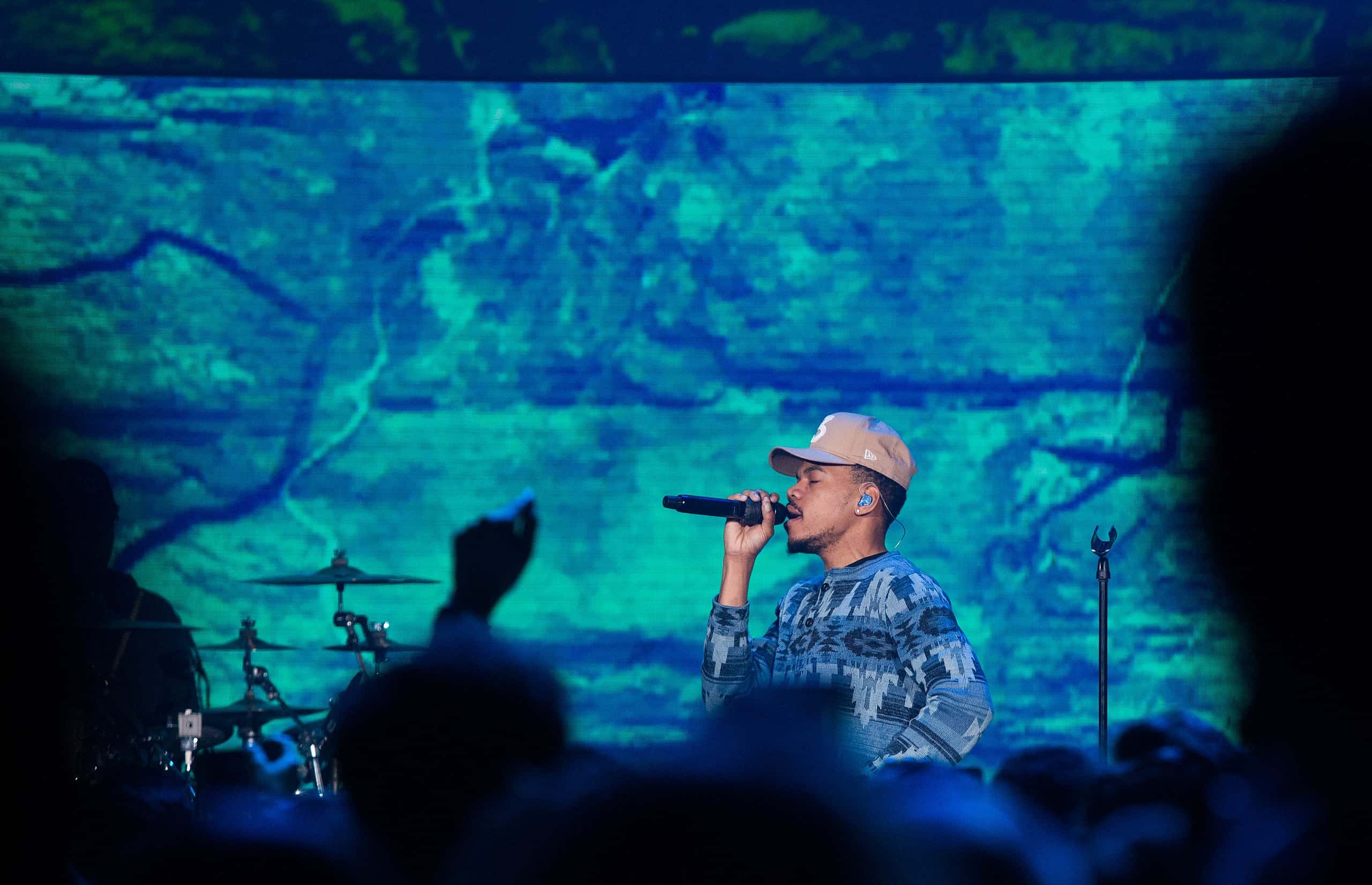 Chance The Rapper on stage