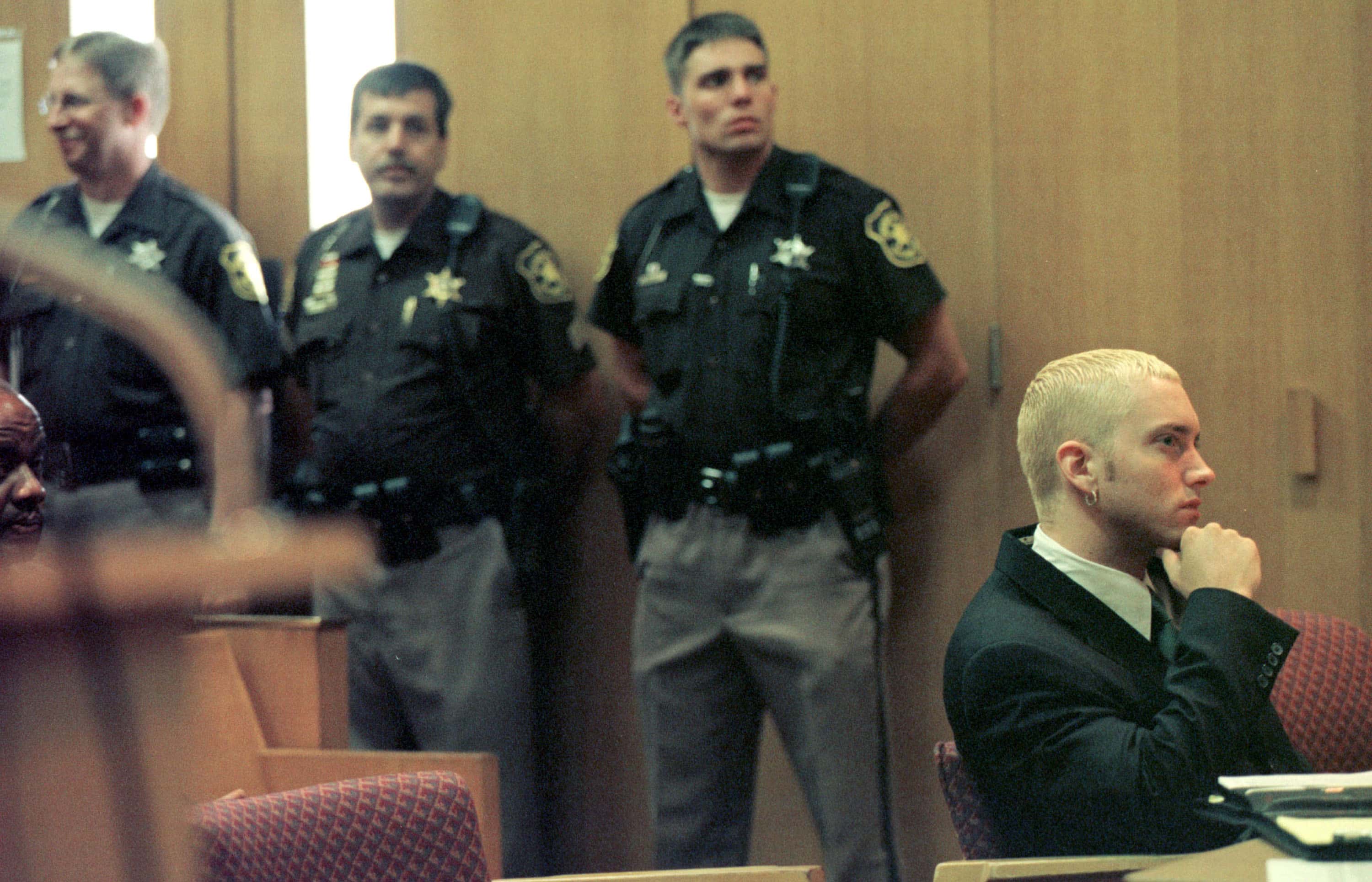 Eminem in court