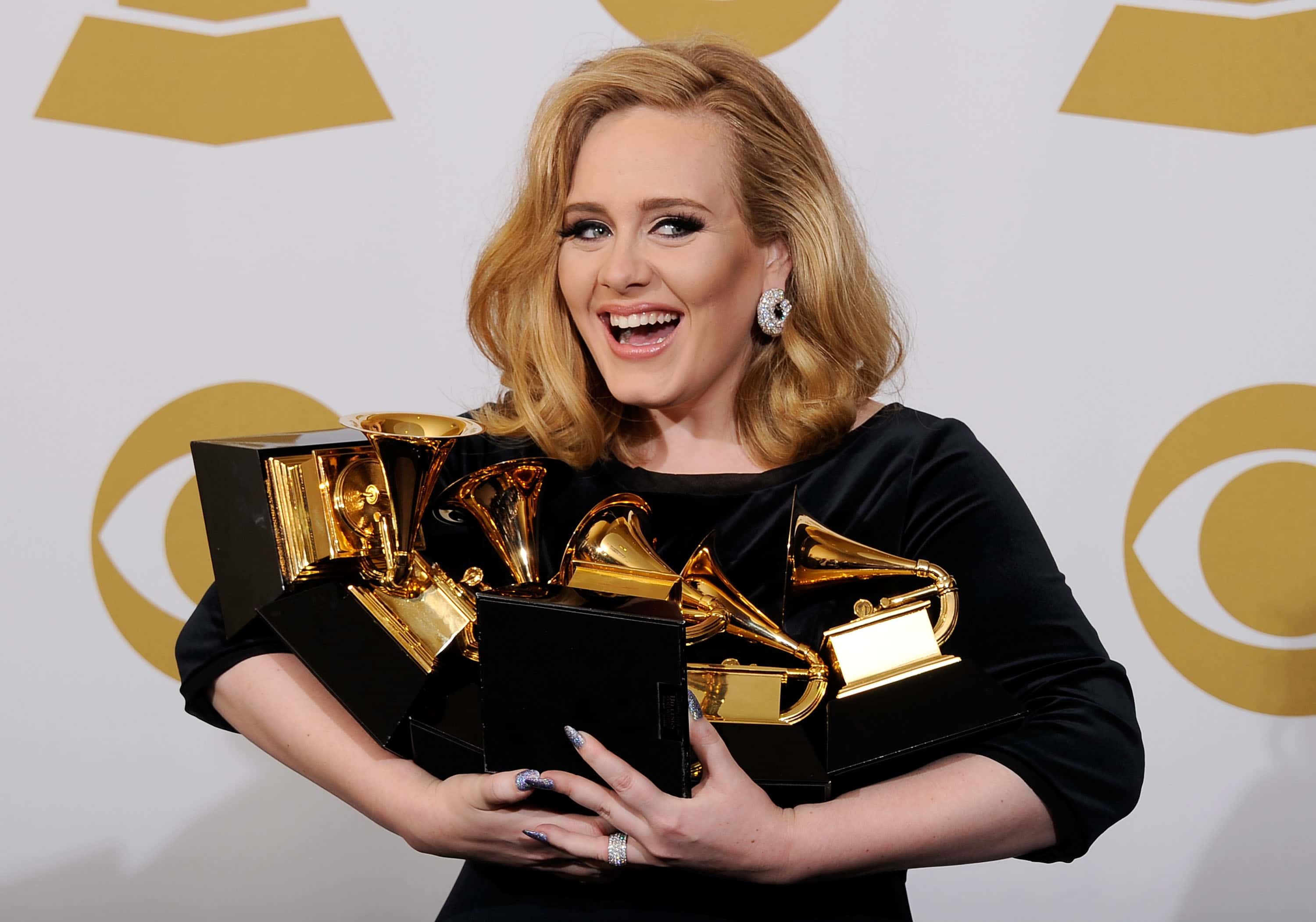 Adele, winner of the GRAMMYs for Record of the Year 