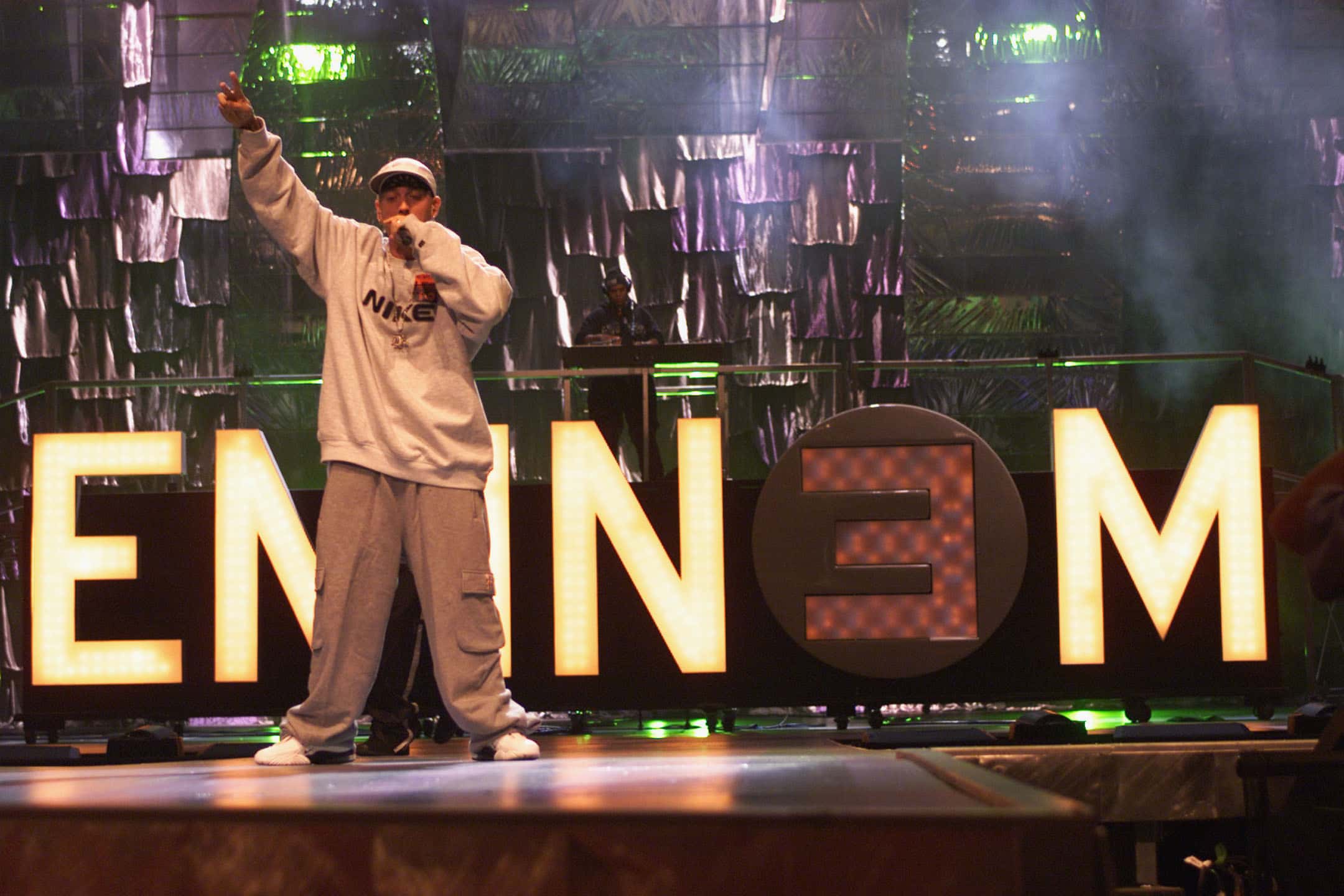 Eminem on stage