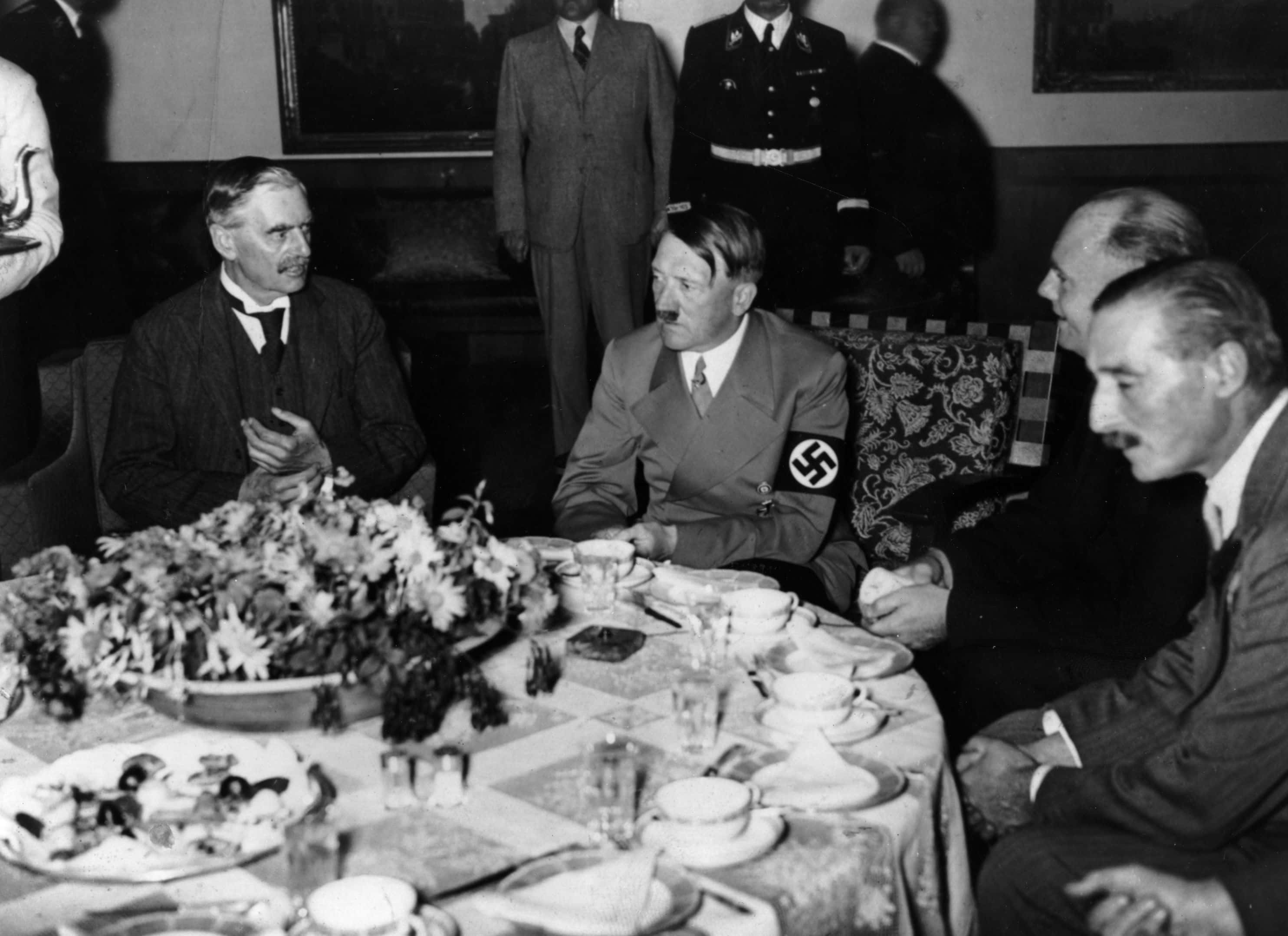 World War 2 factsAppeasement Talks between Hitler and Chamberlain.