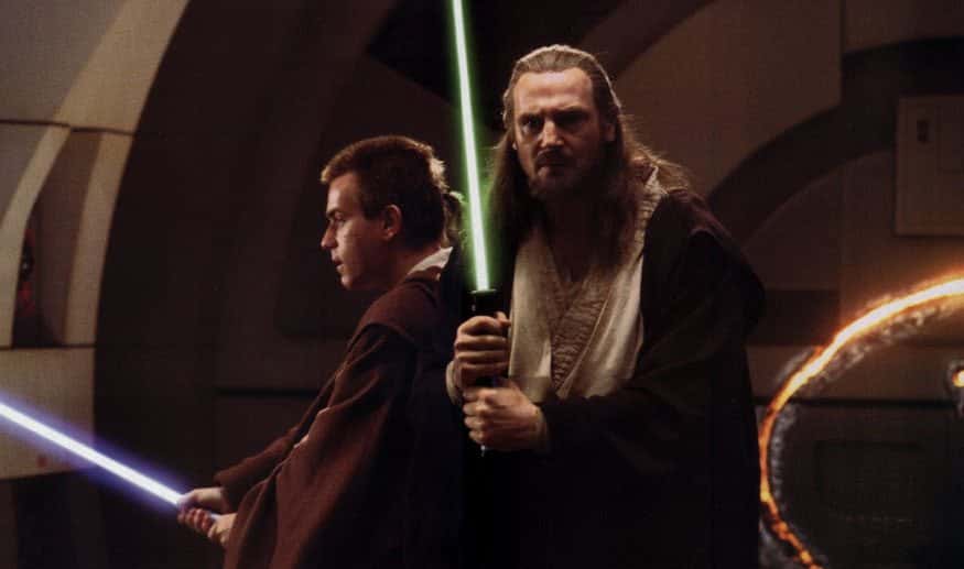 Qui Gon Jinn and Obi Wan Kenobi