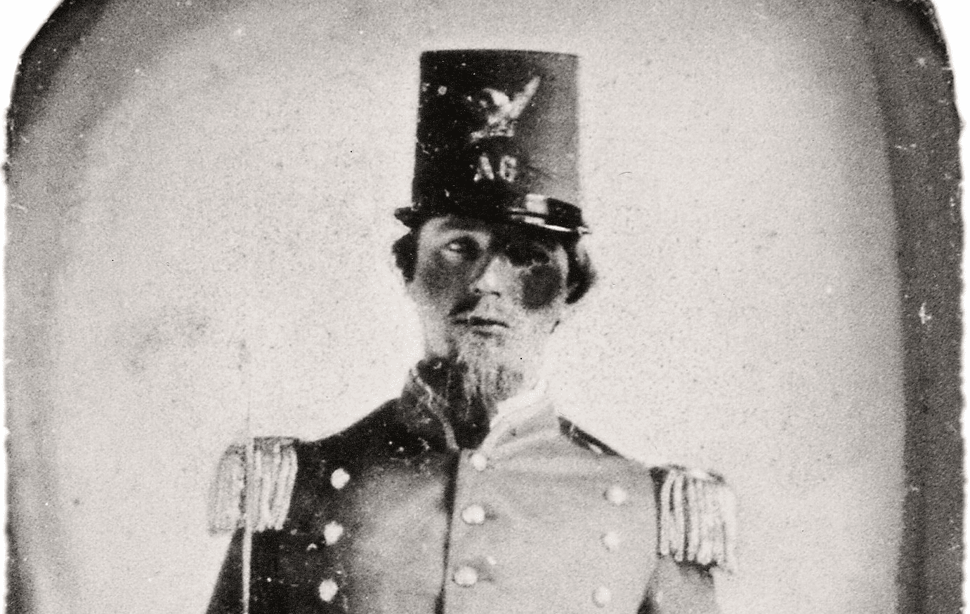 Portrait of Captain Dandridge McRae in a uniform