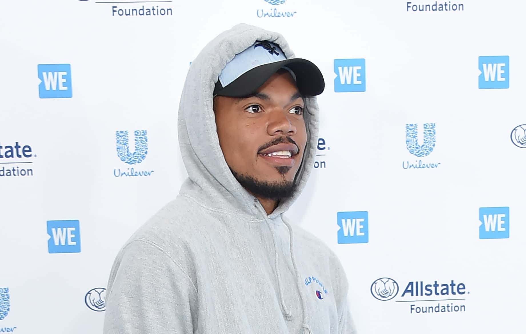 Backstage photo of Chance the Rapper