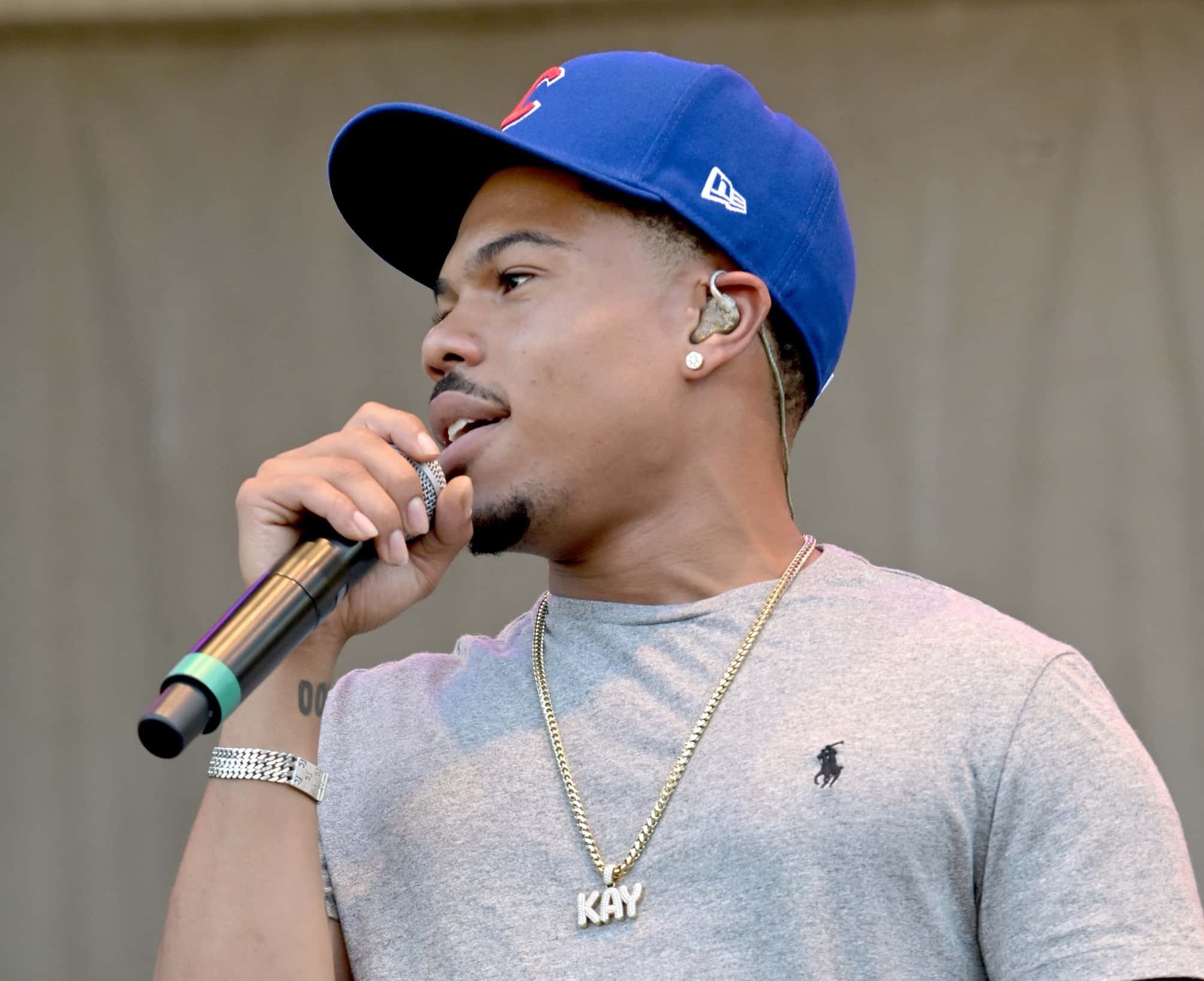 Chance The Rapper on stage