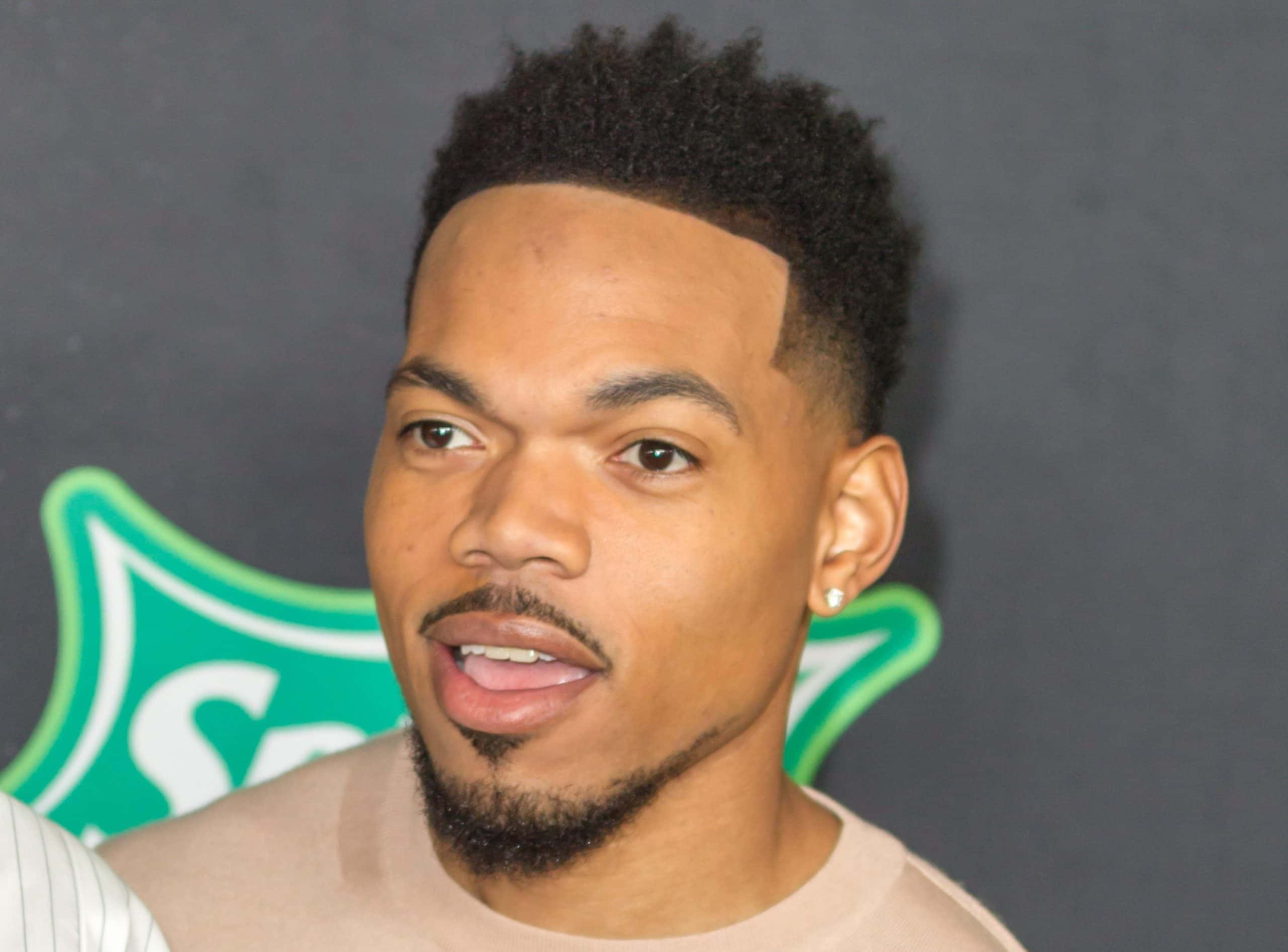 Chance The Rapper looking shocked