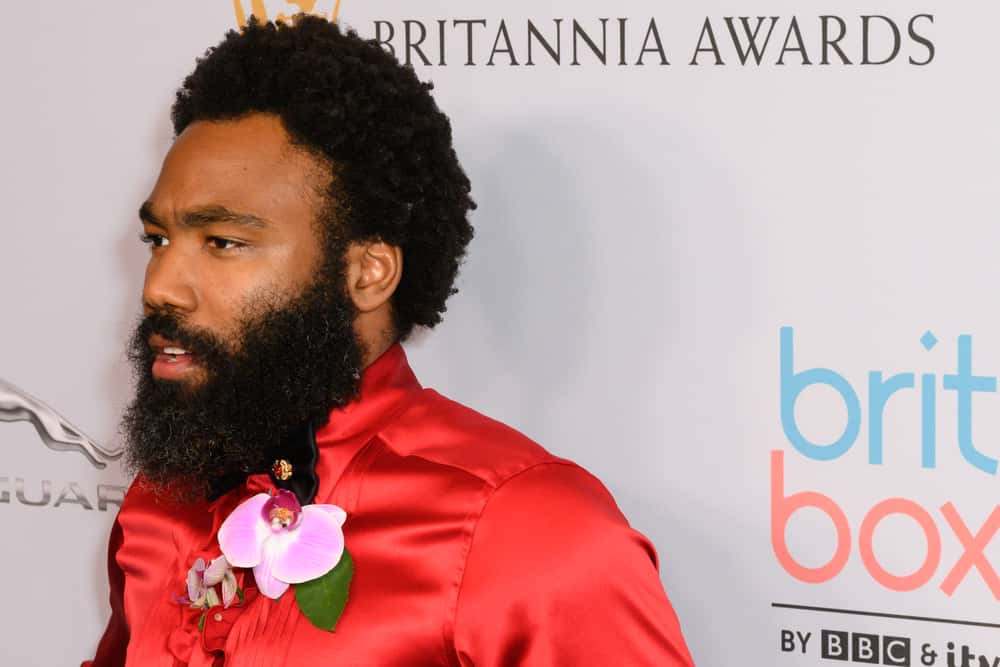 Donald Glover posing for a photo