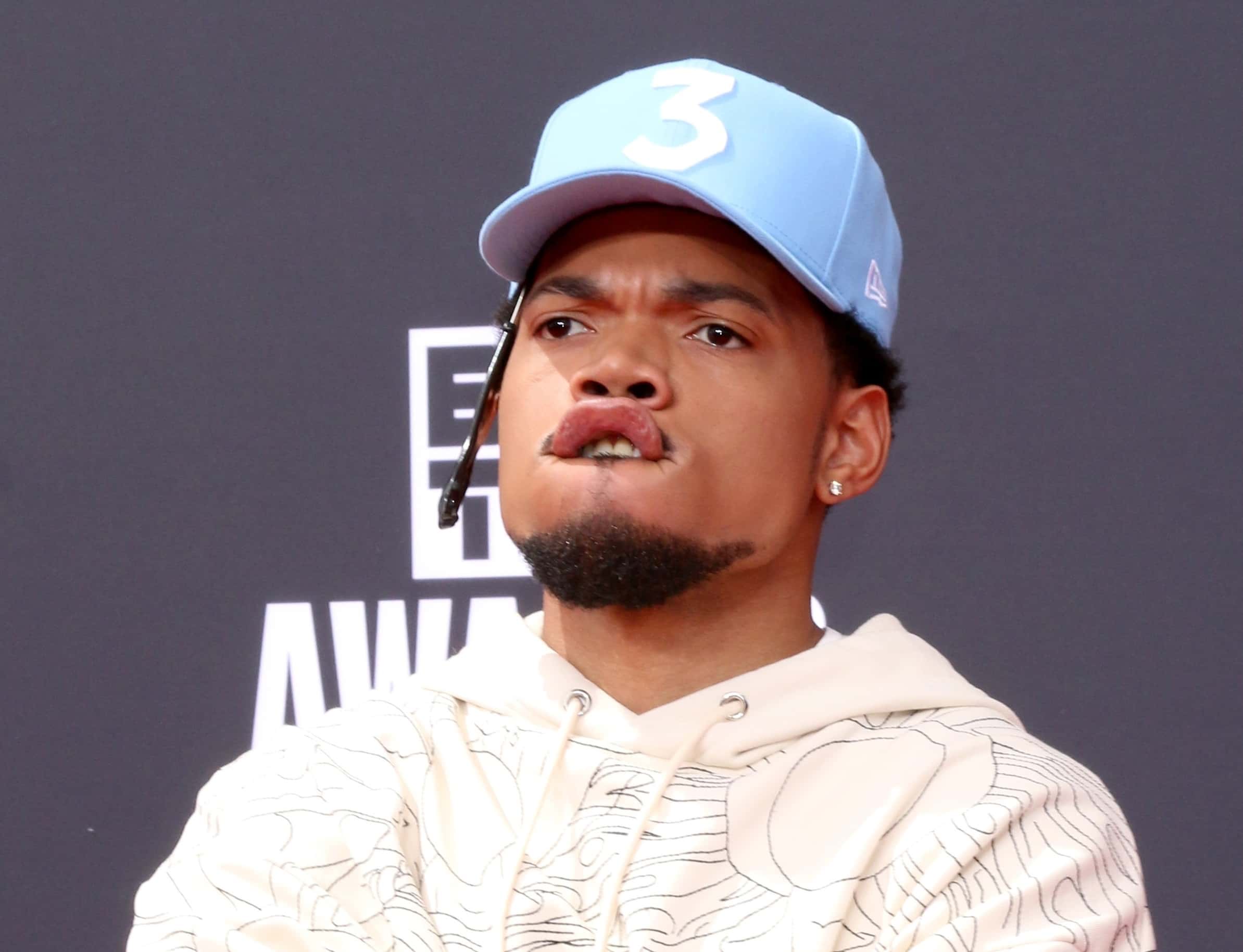 Chance The Rapper posing for a photo