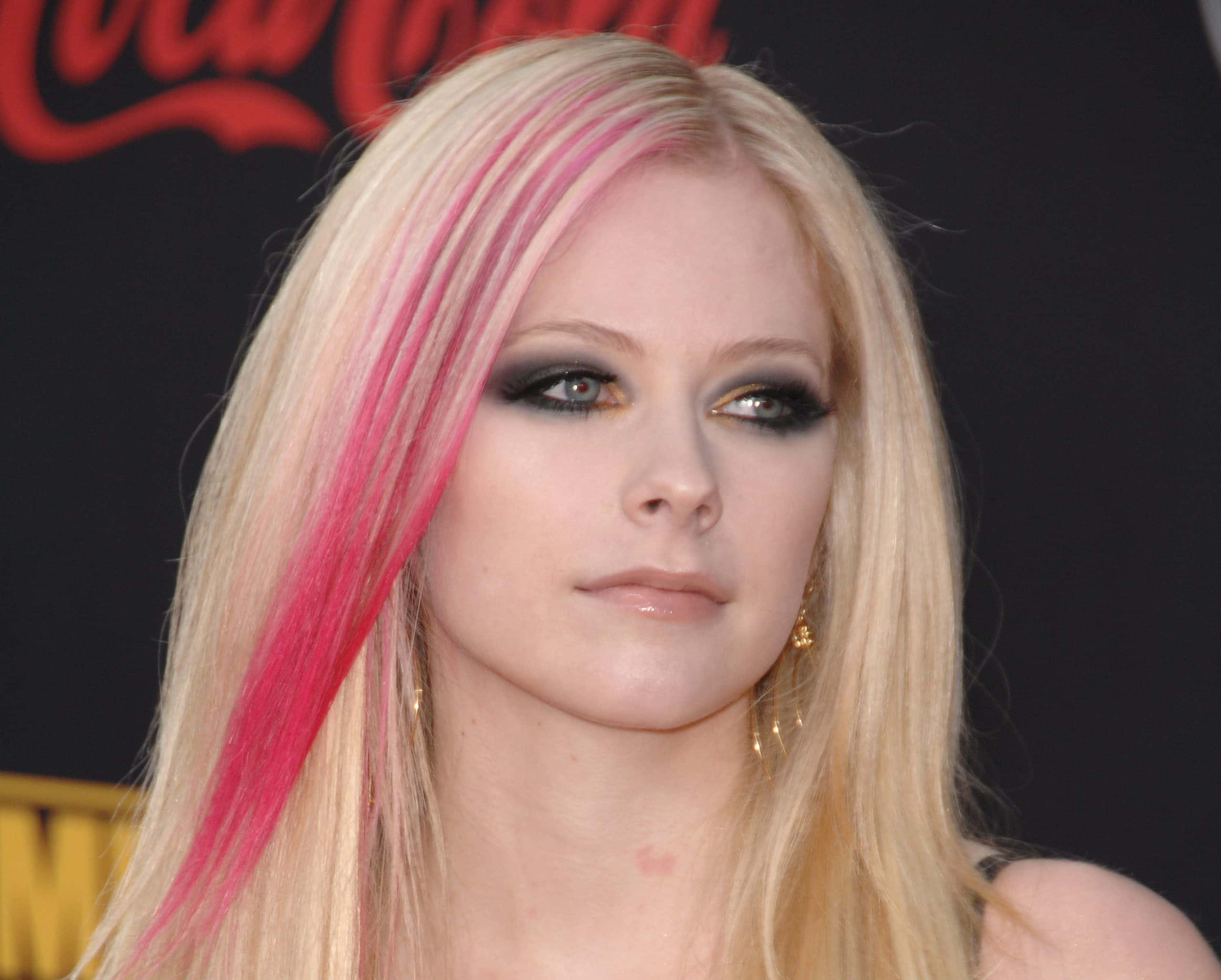 Avril Lavigne closeup shot