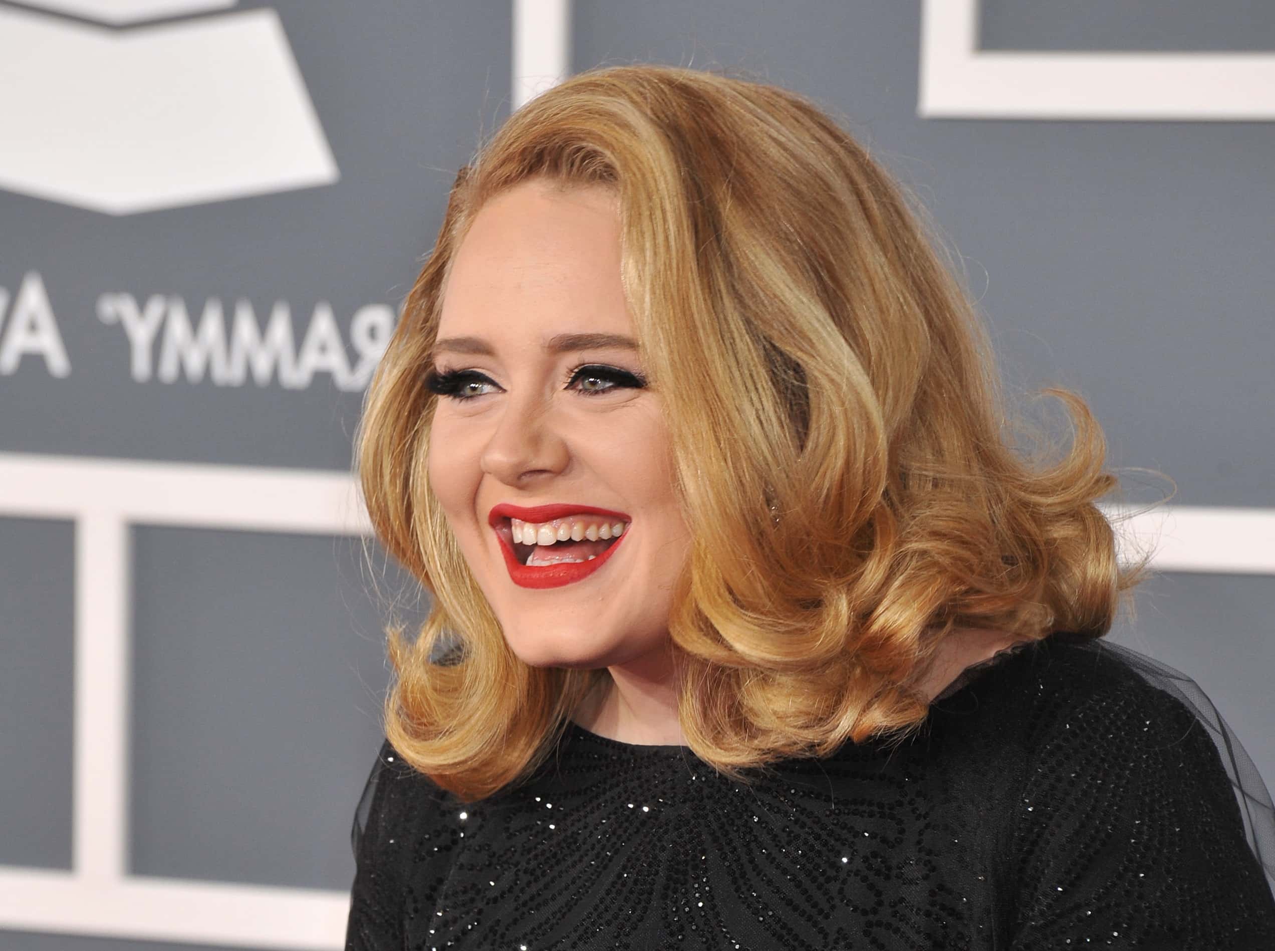 Adele at the 54th Annual Grammy Awards