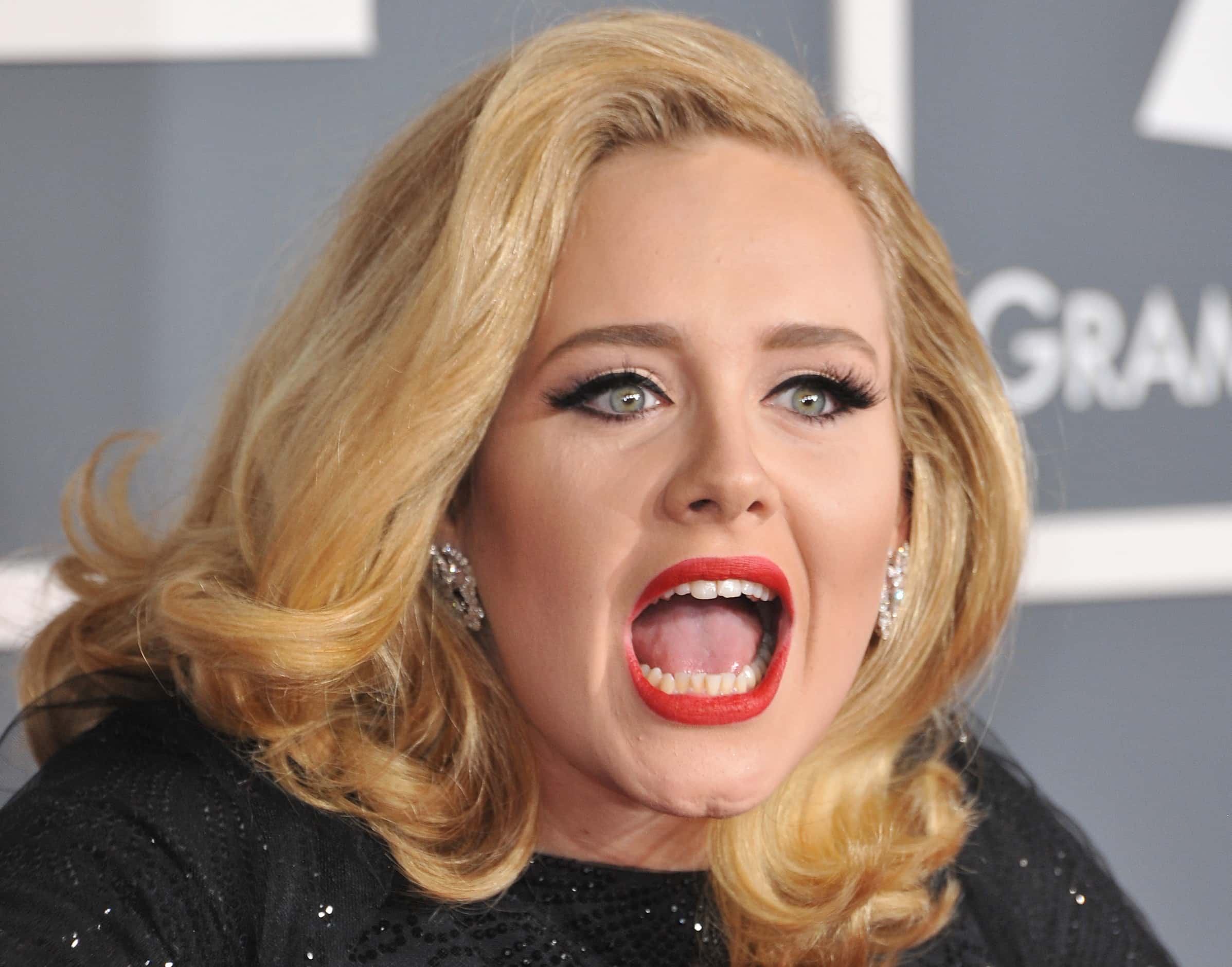 Adele at the 54th Annual Grammy Awards