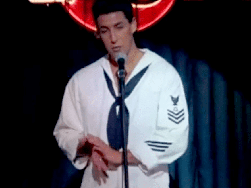 A visually captivating still taken from a pivotal moment in the film Going Overboard (1989)