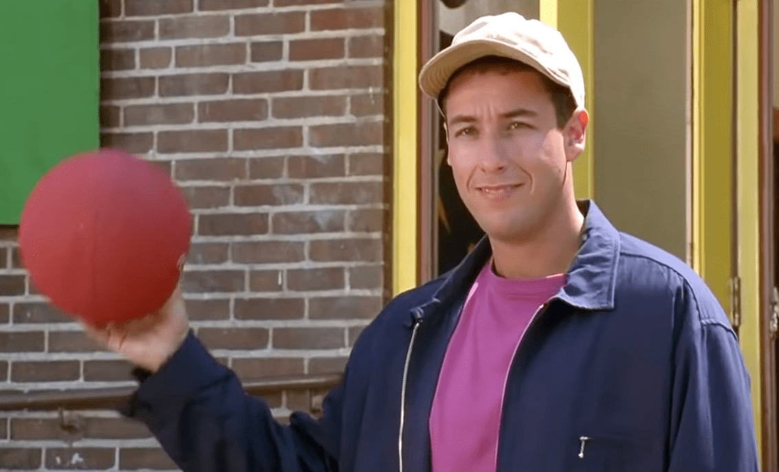 A visually captivating still taken from a pivotal moment in the film Billy Madison (1995)