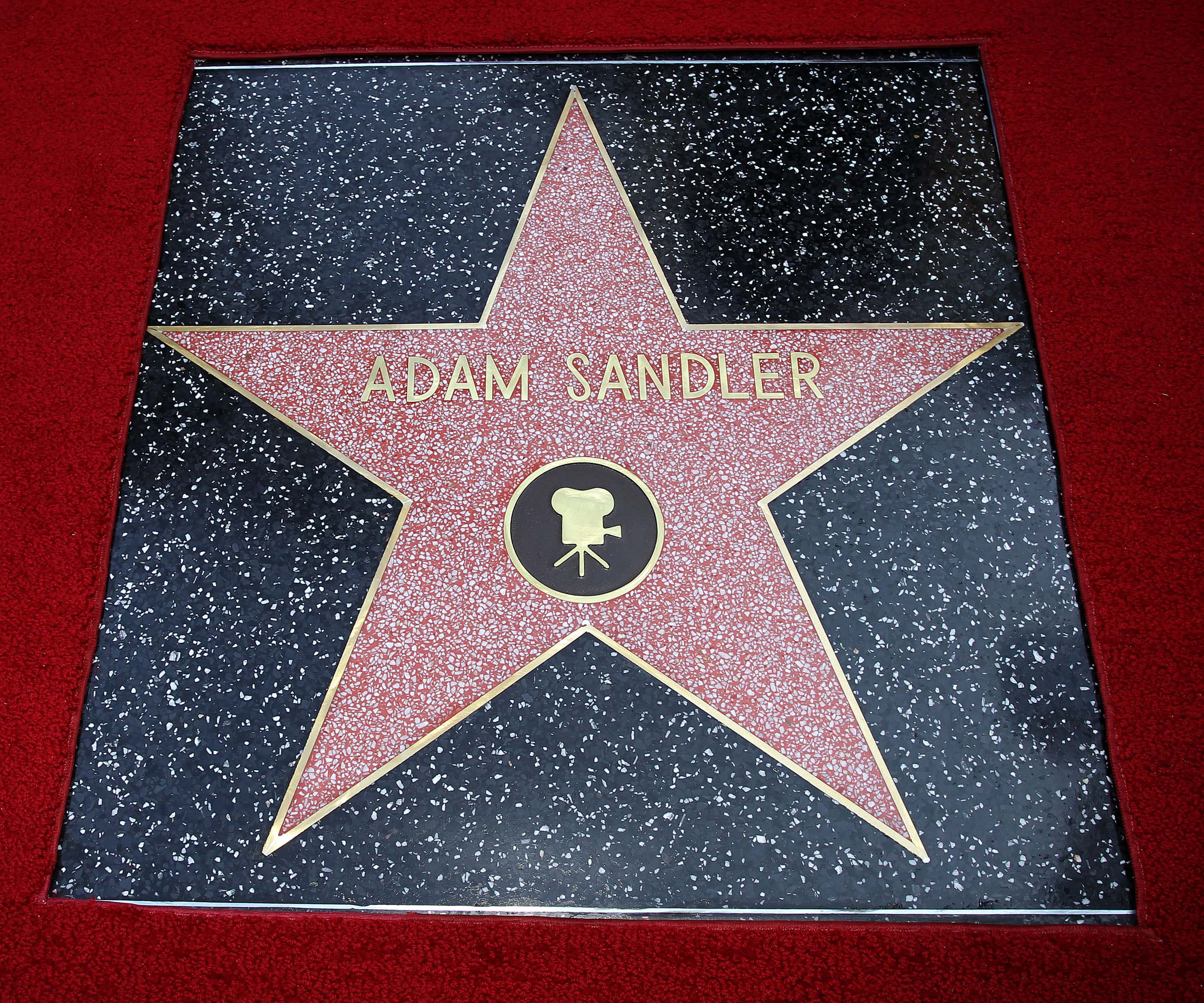 Adam Sandler Honored On The Hollywood Walk Of Fame