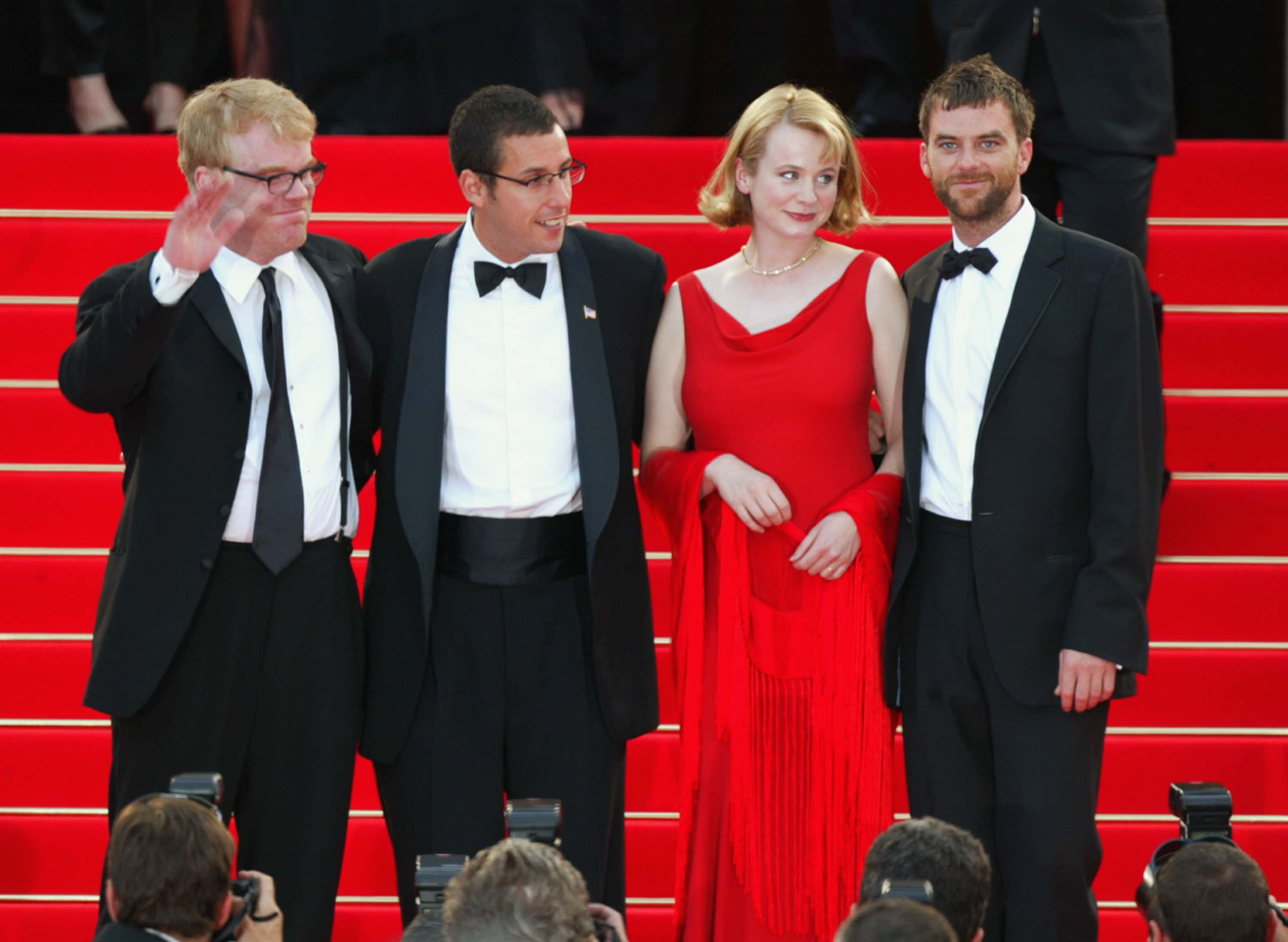 Punch Drunk Love Crew at the 55th International Film Festival in Cannes