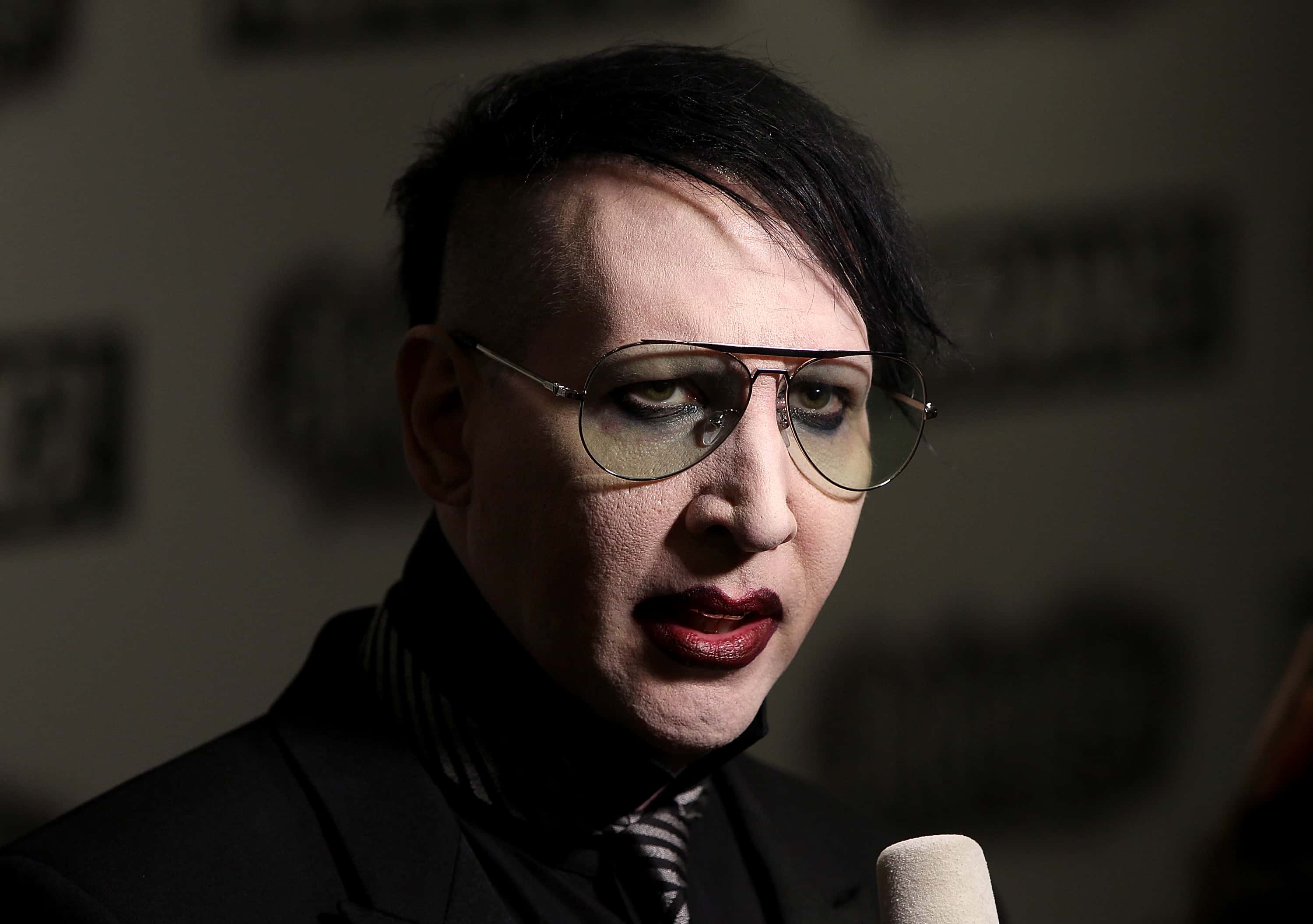Marilyn Manson attends the Relentless Energy Drink Kerrang!
