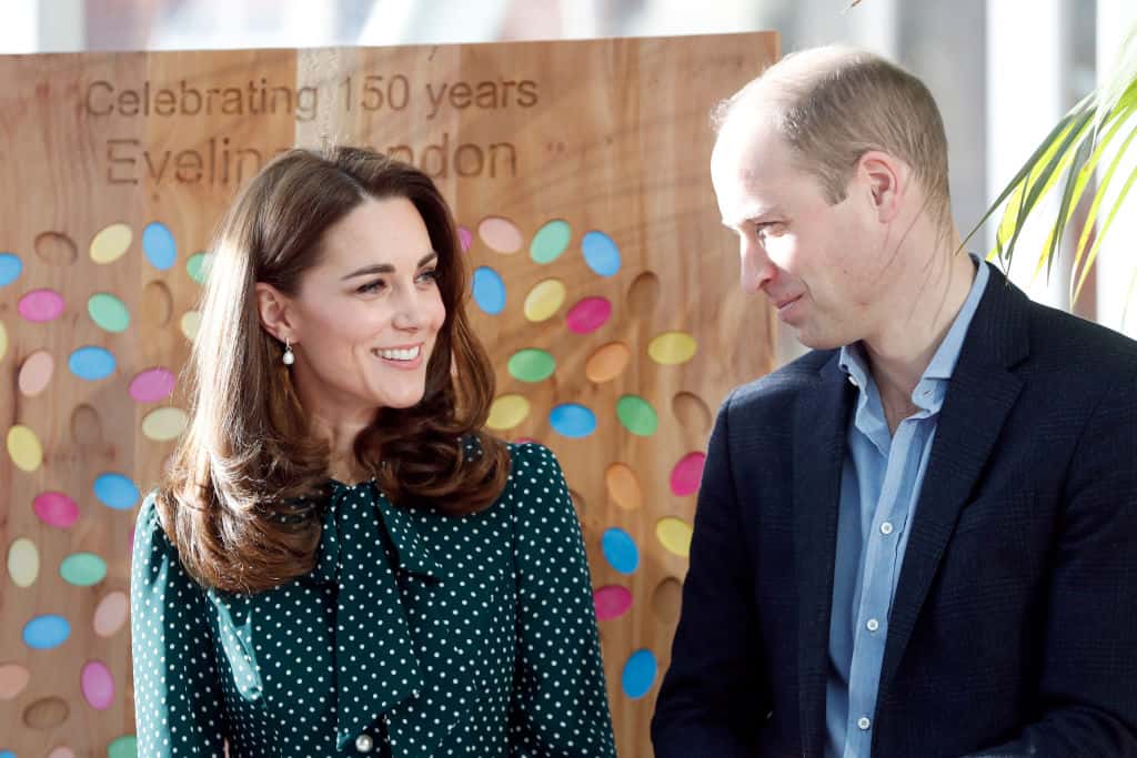 The Duke & Duchess Of Cambridge Visit Evelina London And The Passage